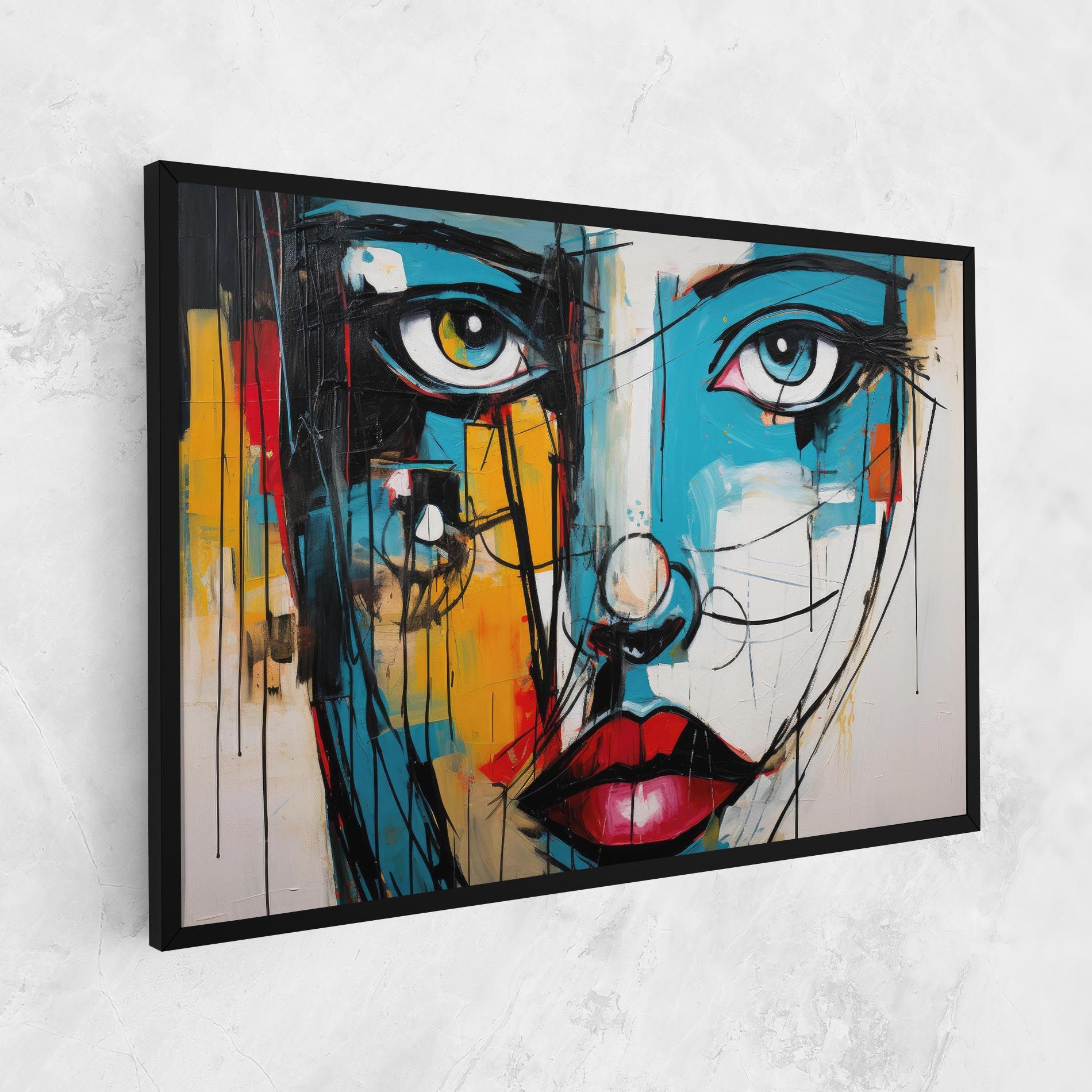 Abstract Drawing Portret mockup 1