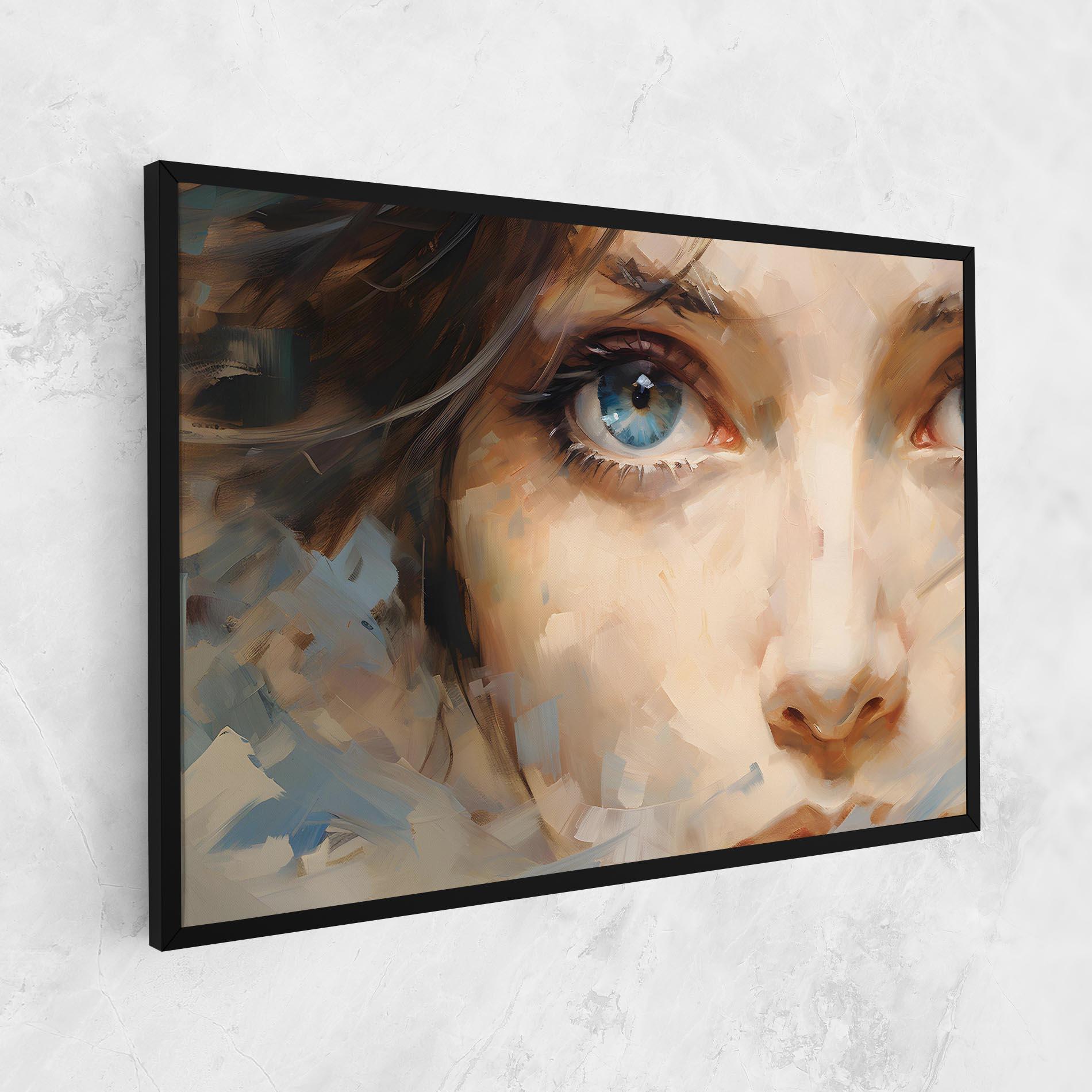 Leinwandbild Pupil Blue Iris mockup 1