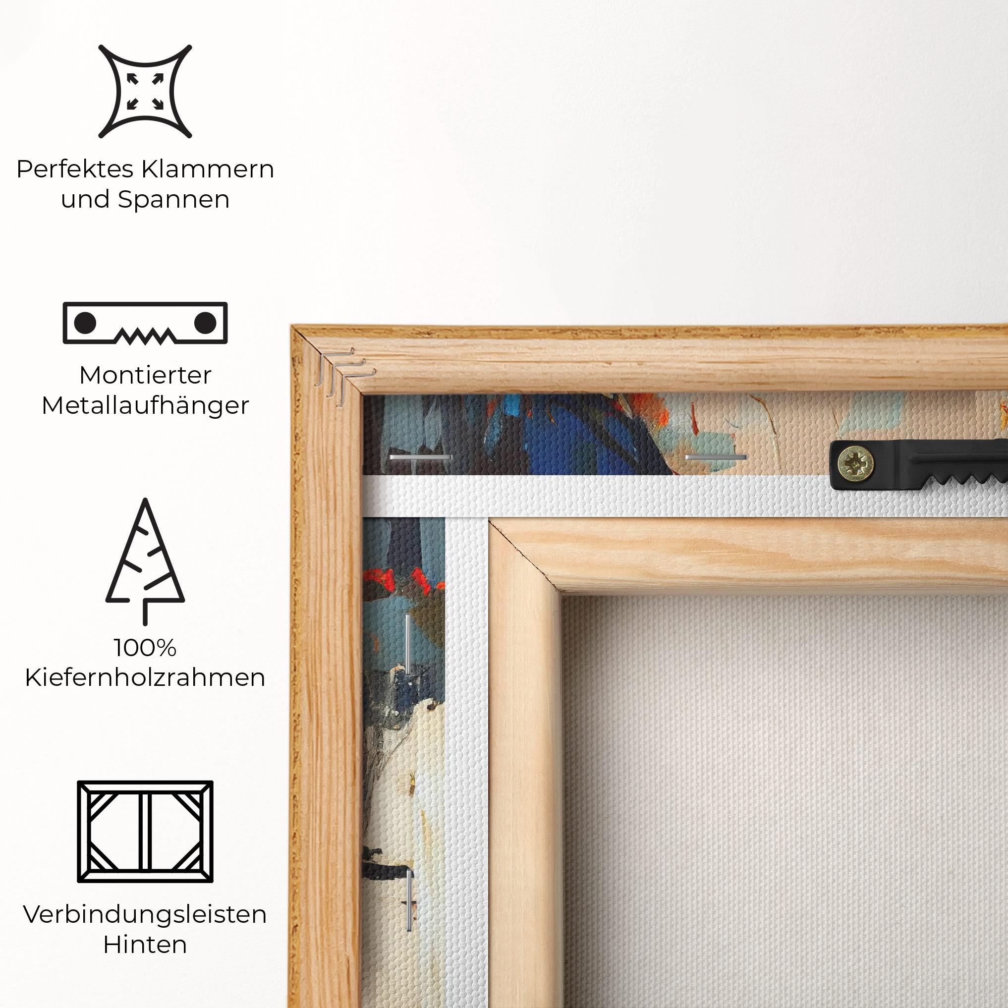 Leinwandbild Beautiful Brunette Woman mockup 5