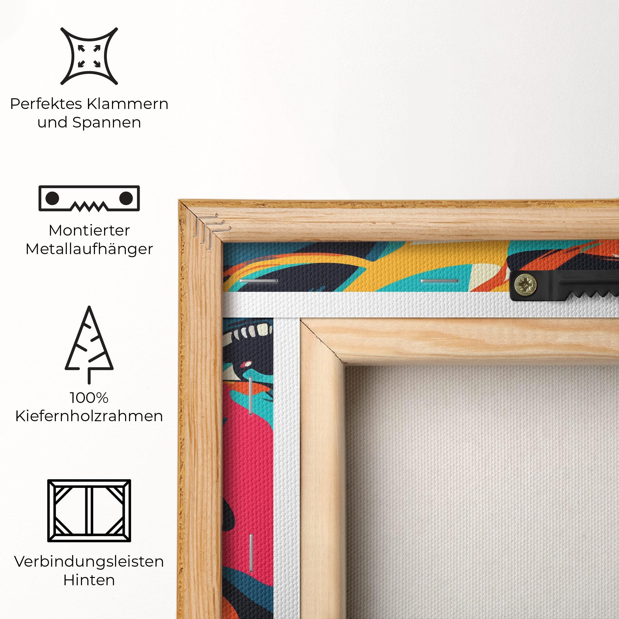 Leinwandbild Blonde Girl Portrait mockup 5