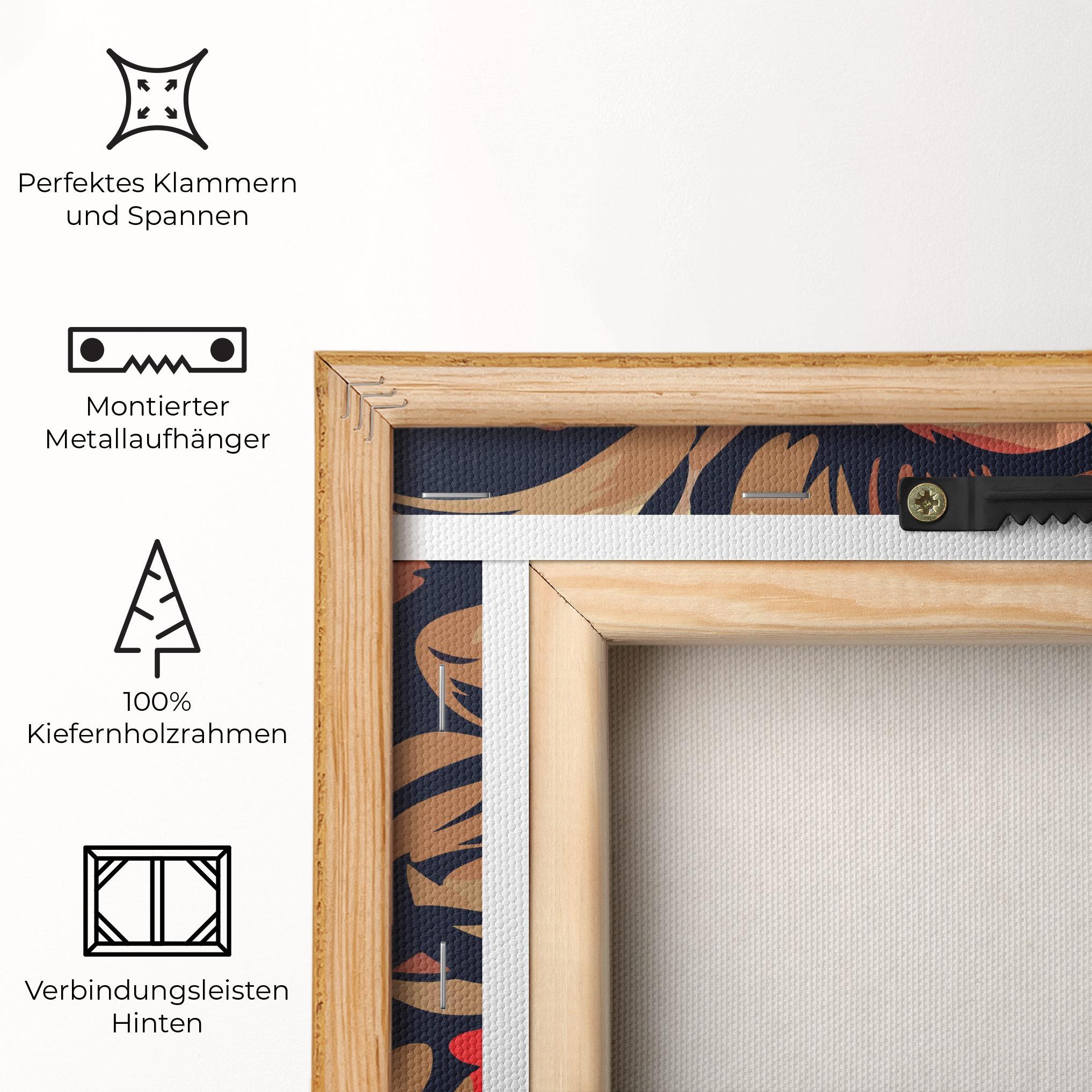 Leinwandbild Blue Eyes Portrait mockup 5