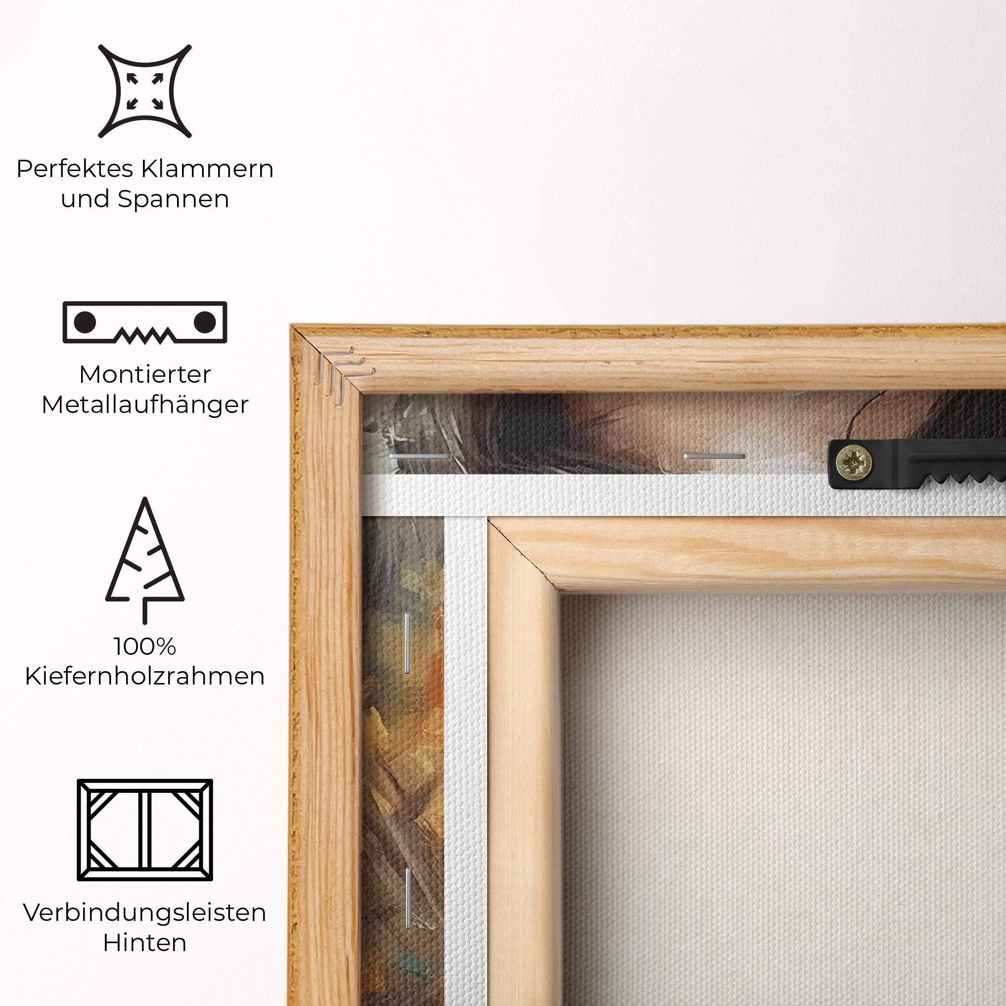 Closeup Impasto Portrait mockup 5