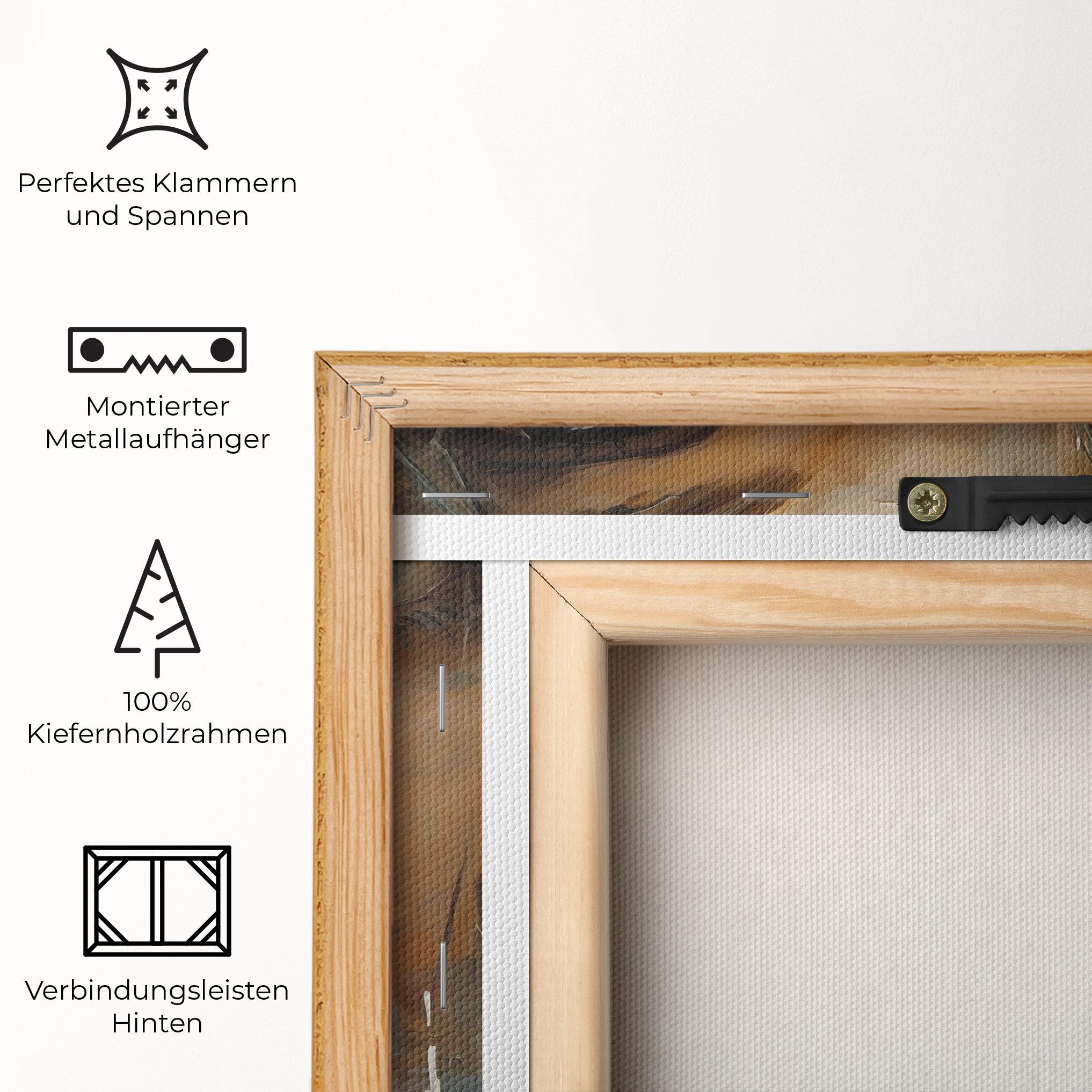 Leinwandbild Expressive Portrait mockup 5