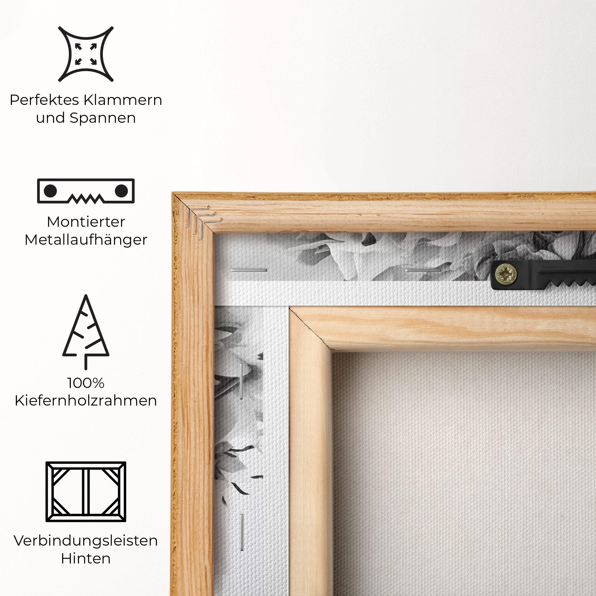 Leinwandbild Flower Crown Woman mockup 5