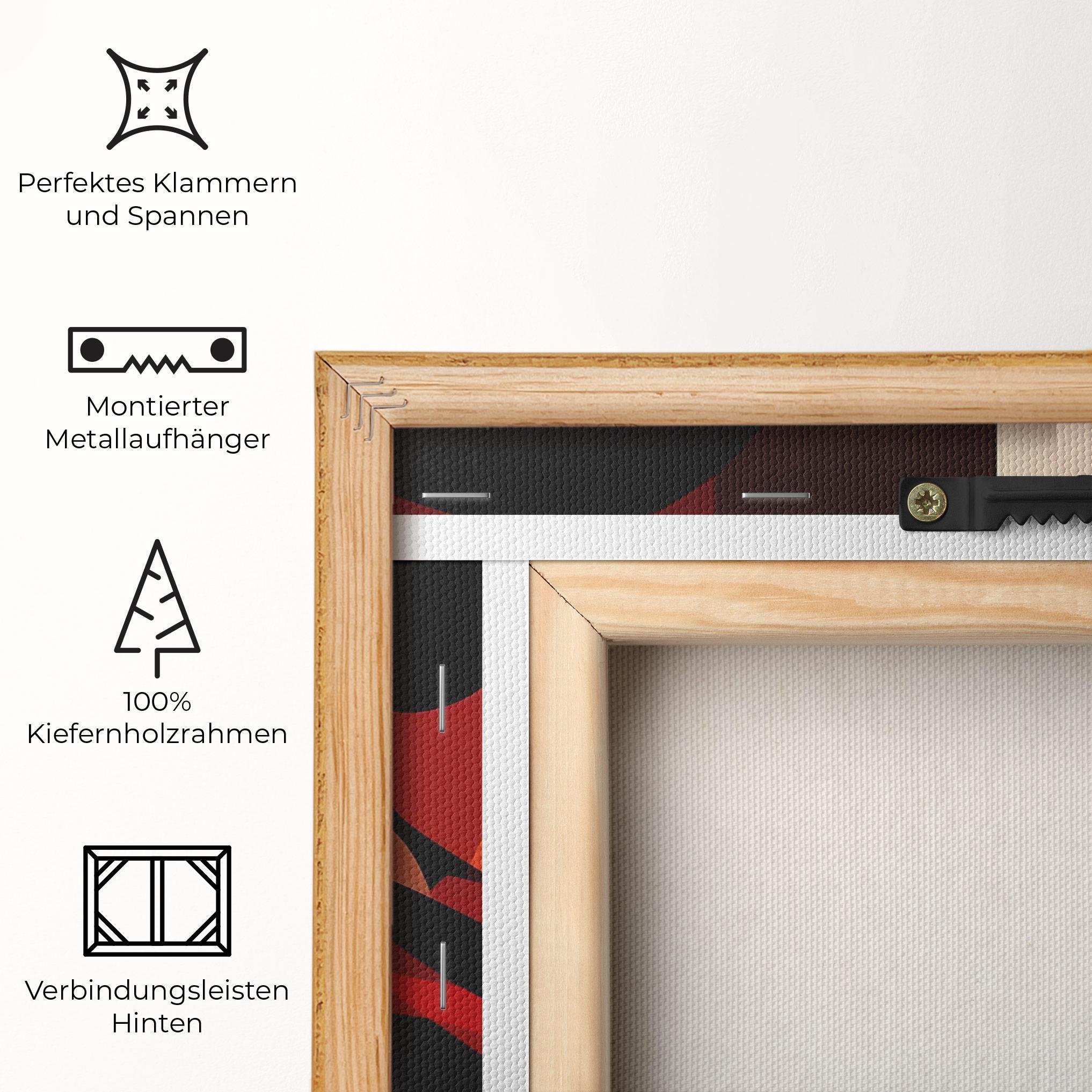 Leinwandbild Graphical Portrait mockup 5