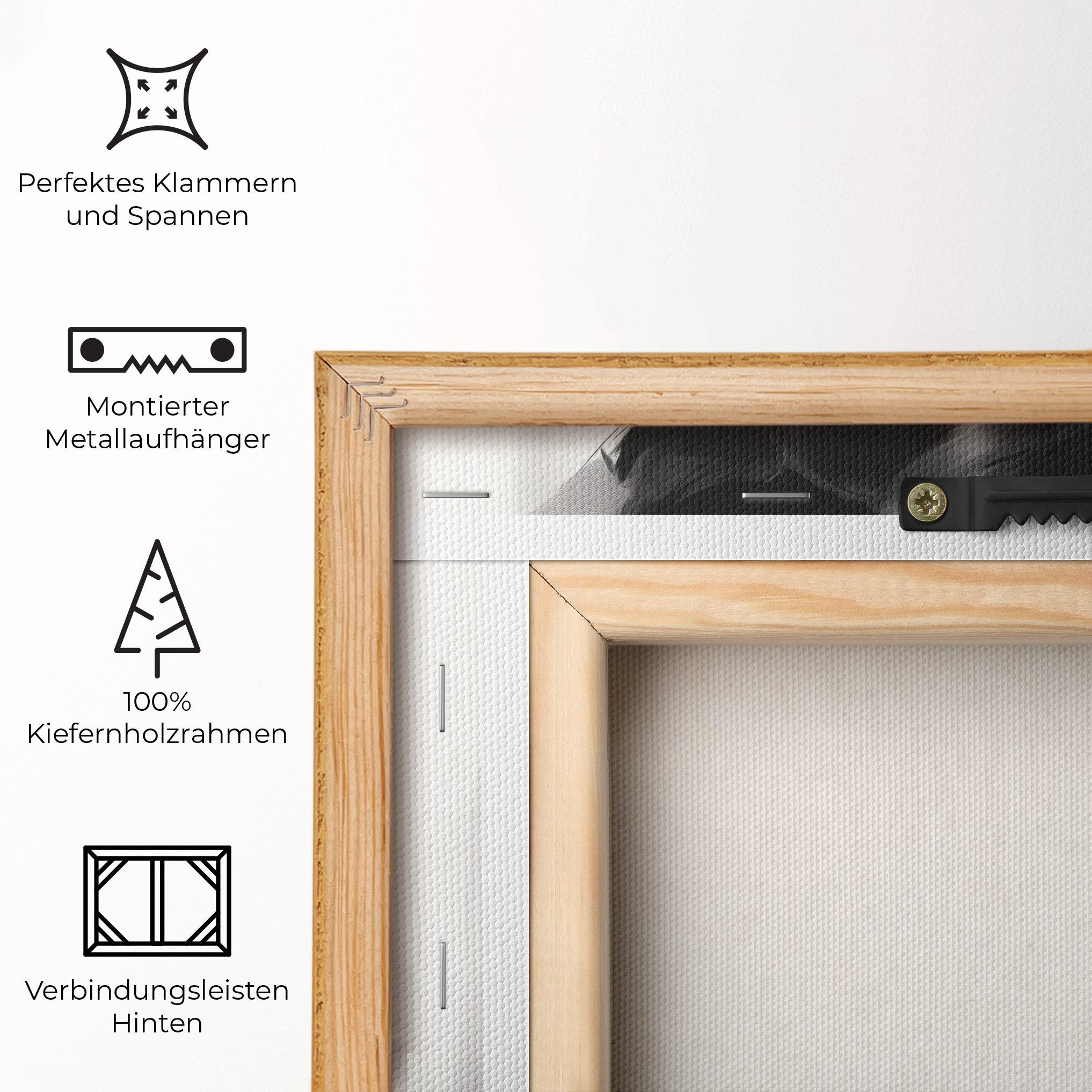 Leinwandbild Hepburn Portrait mockup 5