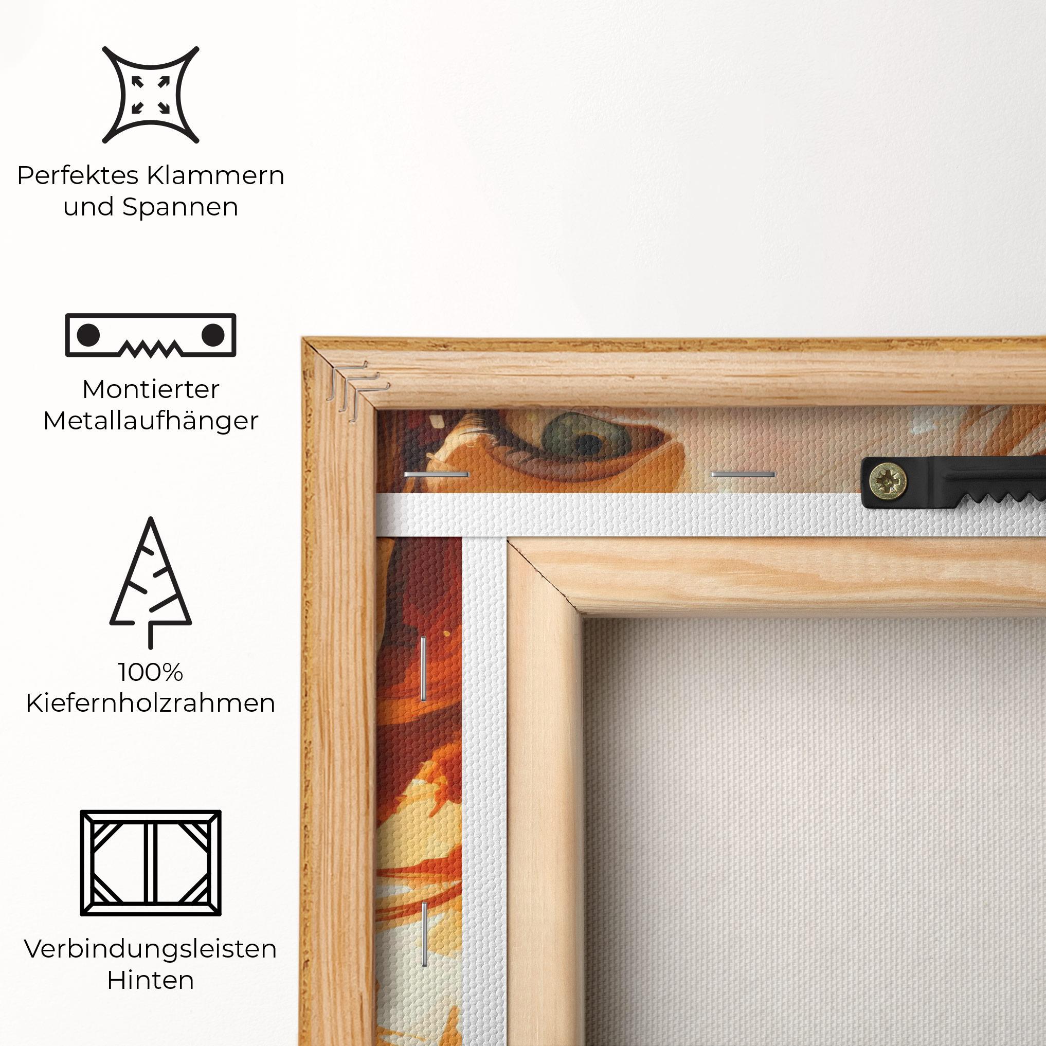 Leinwandbild Pretty Woman Portrait mockup 5