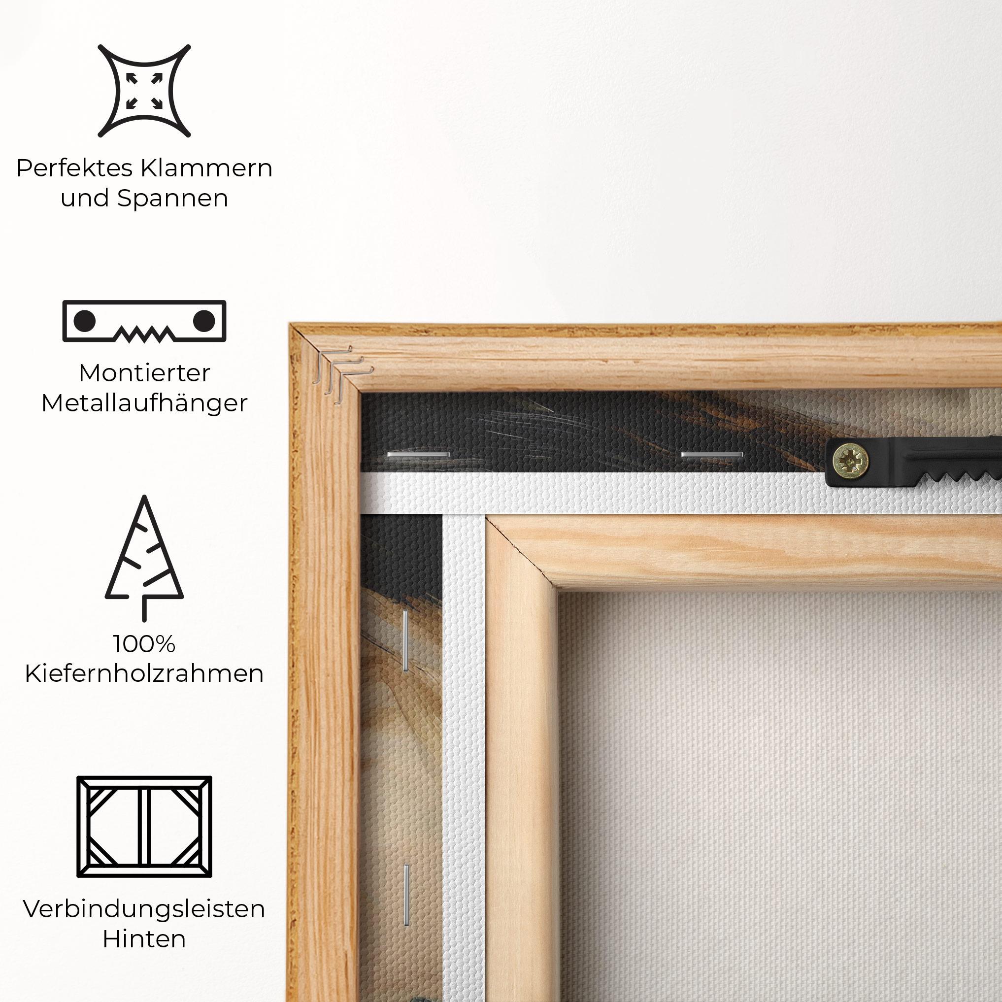 Leinwandbild Pupil Green Iris mockup 5