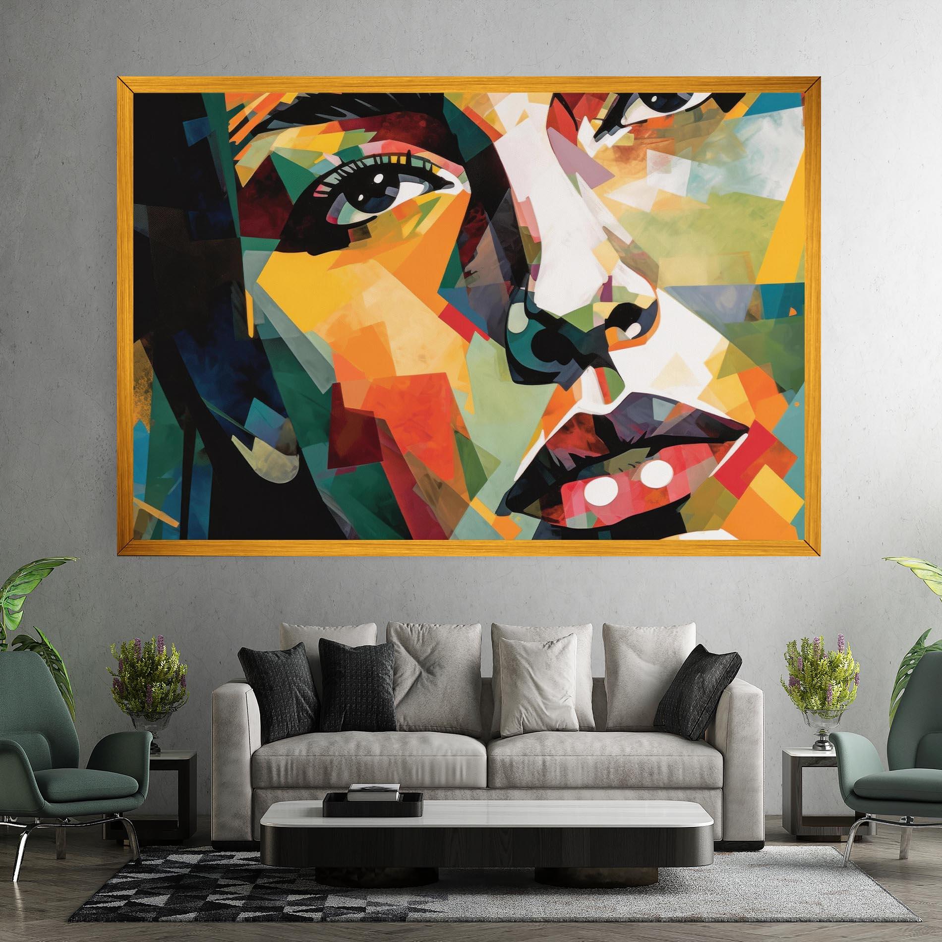 Leinwandbild Neoexpressionism mockup 7