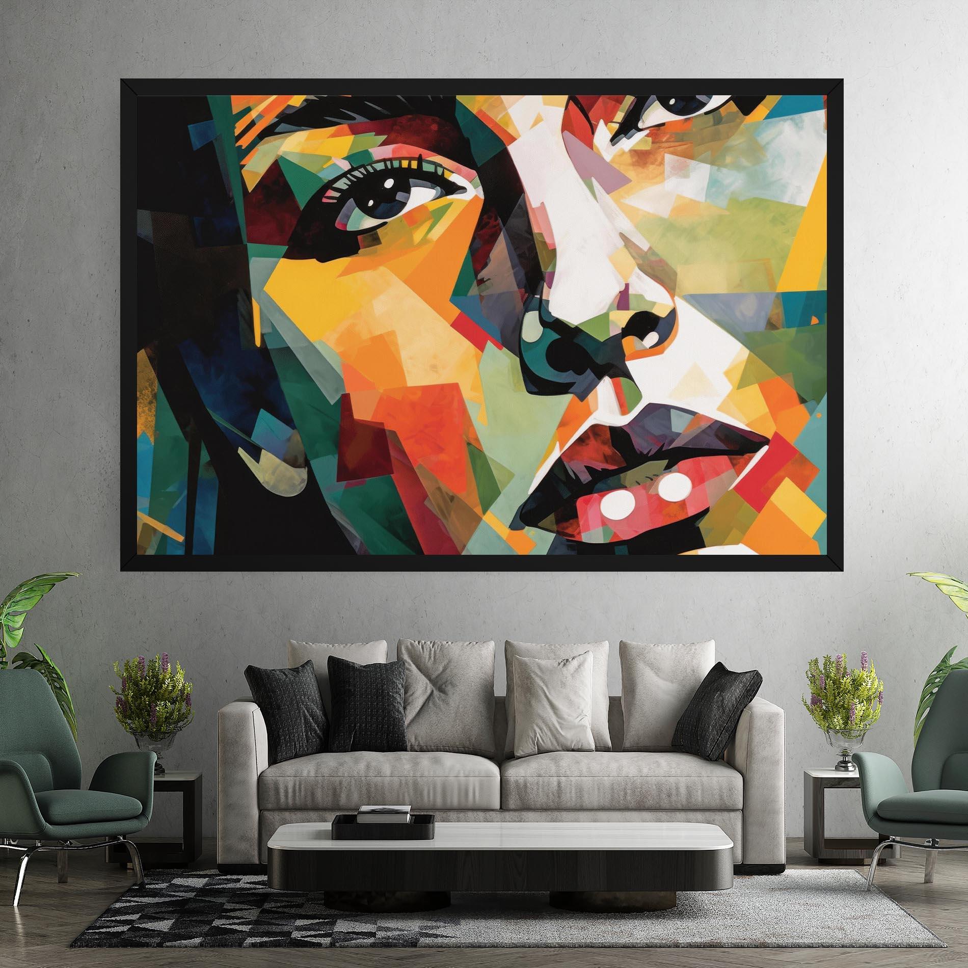 Leinwandbild Neoexpressionism mockup 7