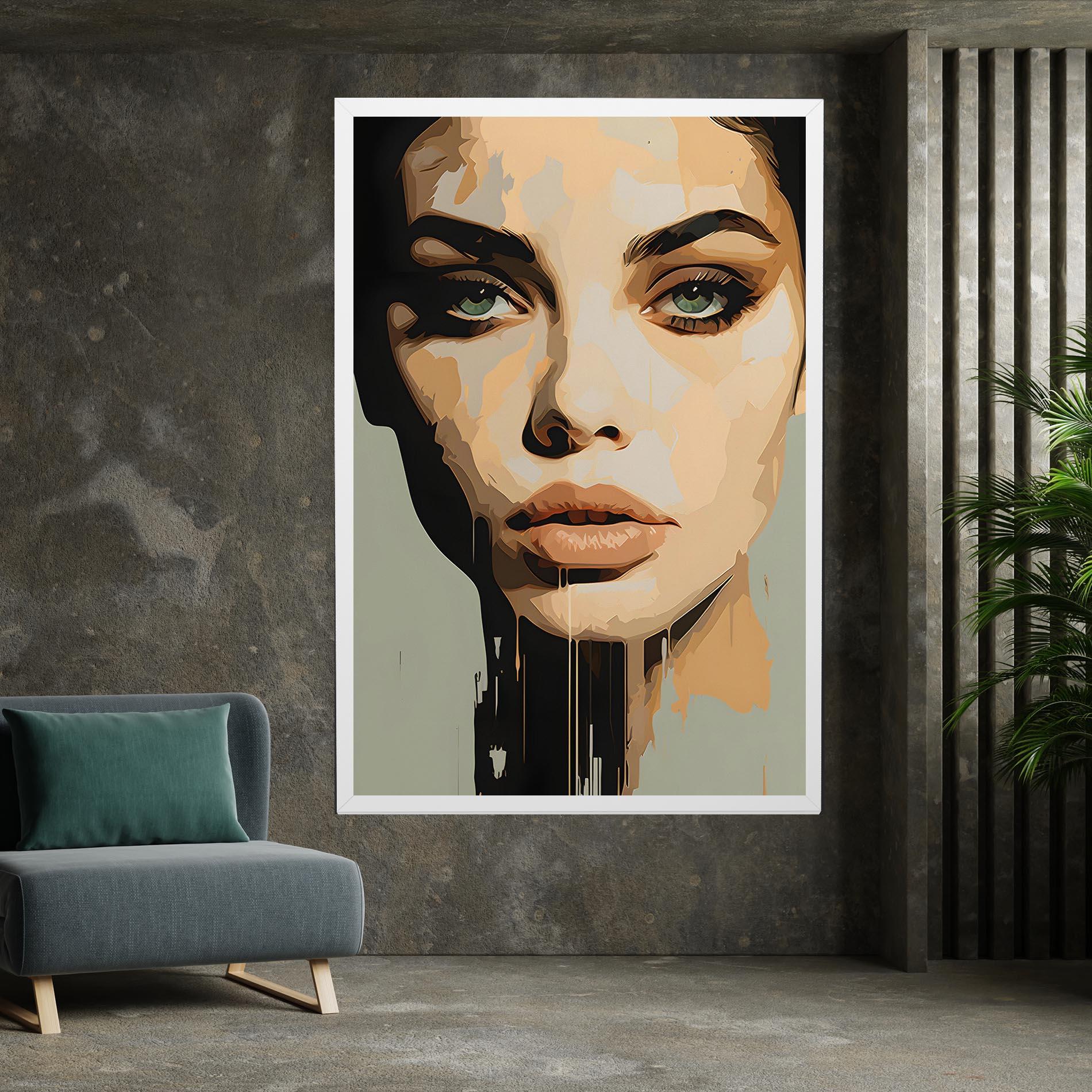 Leinwandbild Apologetic Face mockup 7