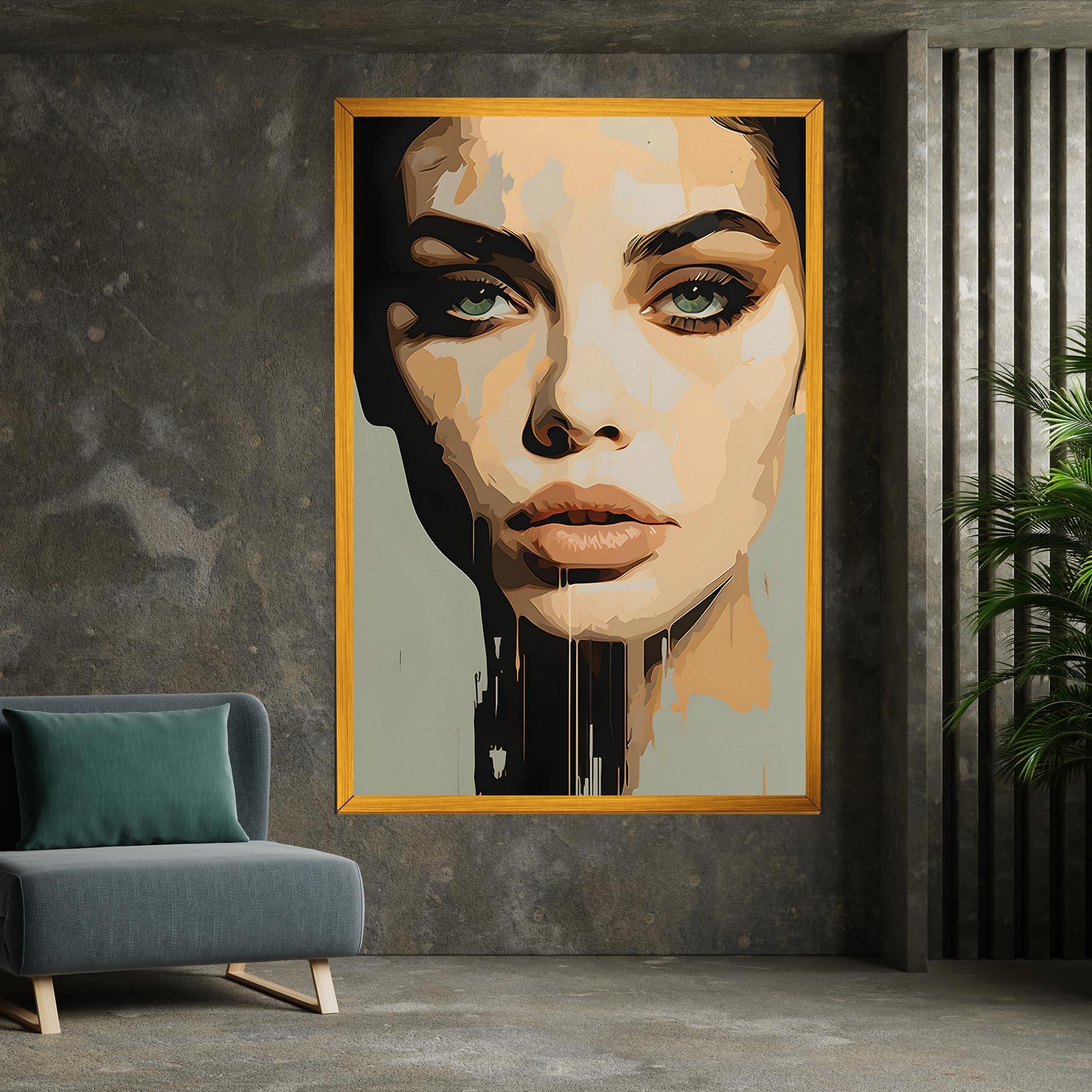 Leinwandbild Apologetic Face mockup 7