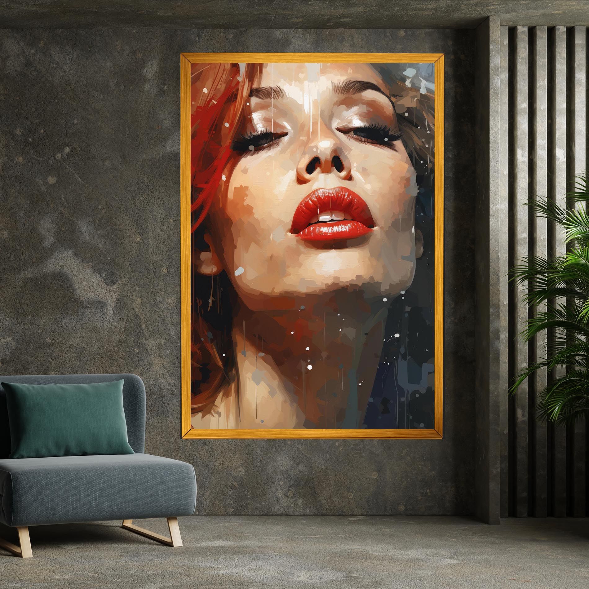 Close Up Look Portrait mockup 7