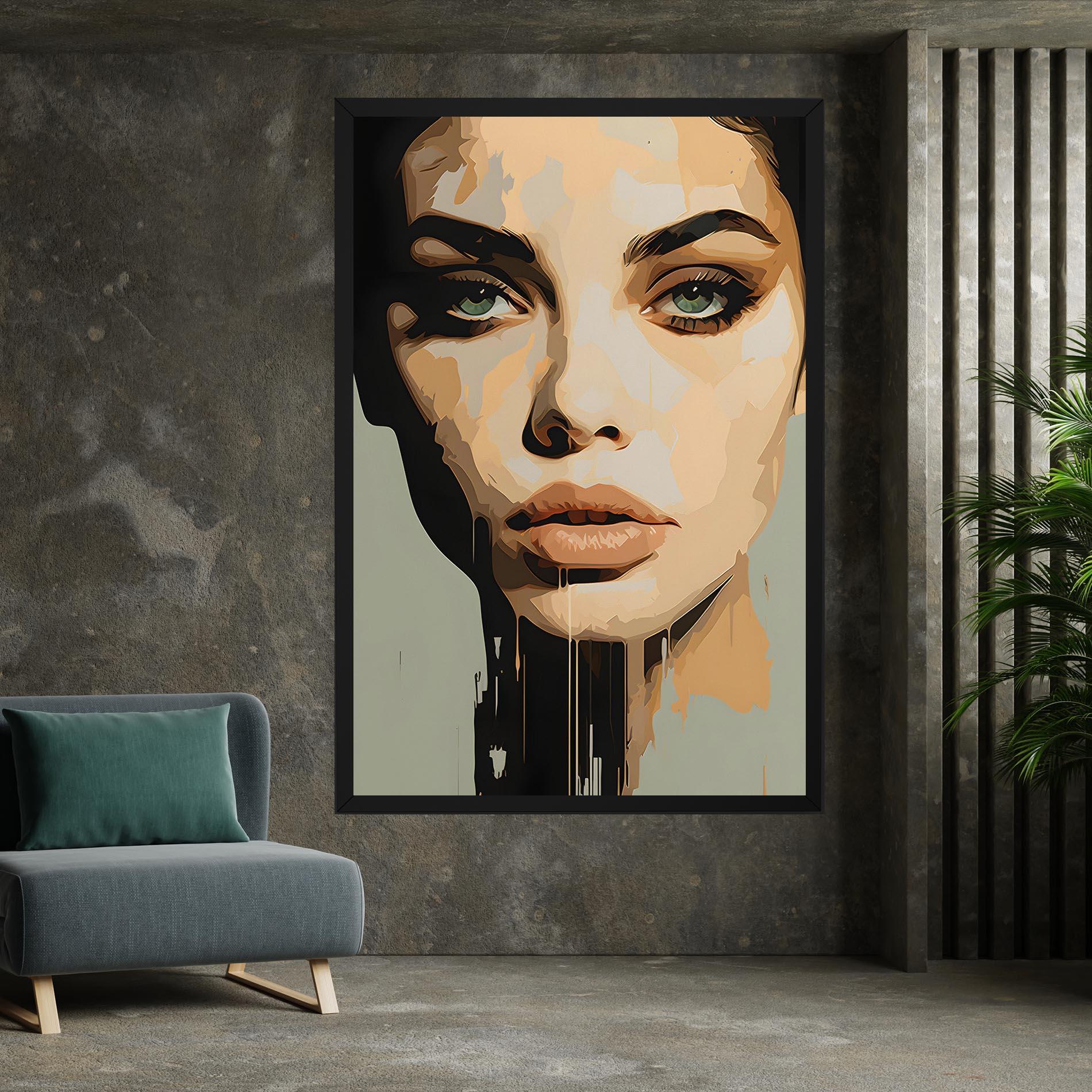 Leinwandbild Apologetic Face mockup 7