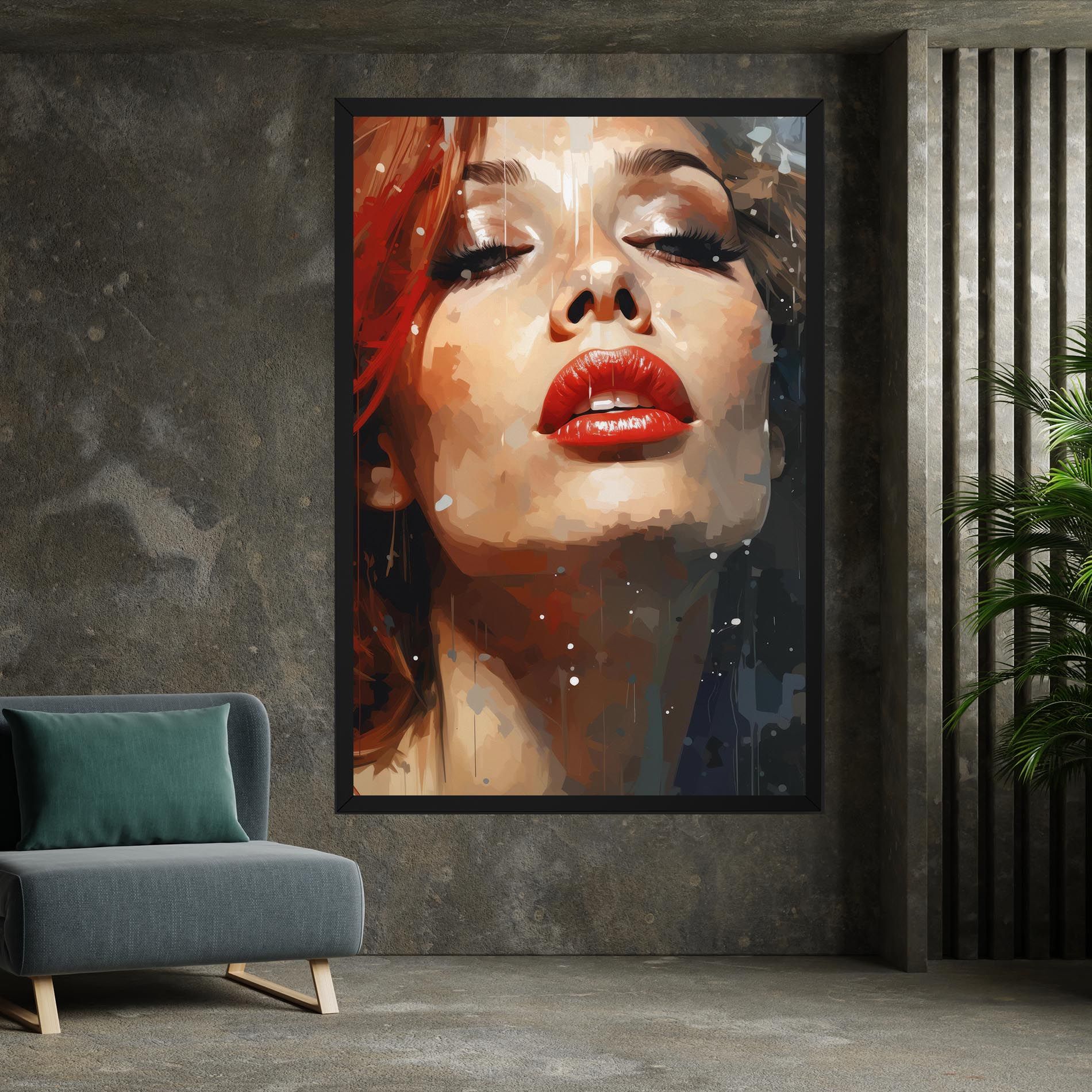 Close Up Look Portrait mockup 7