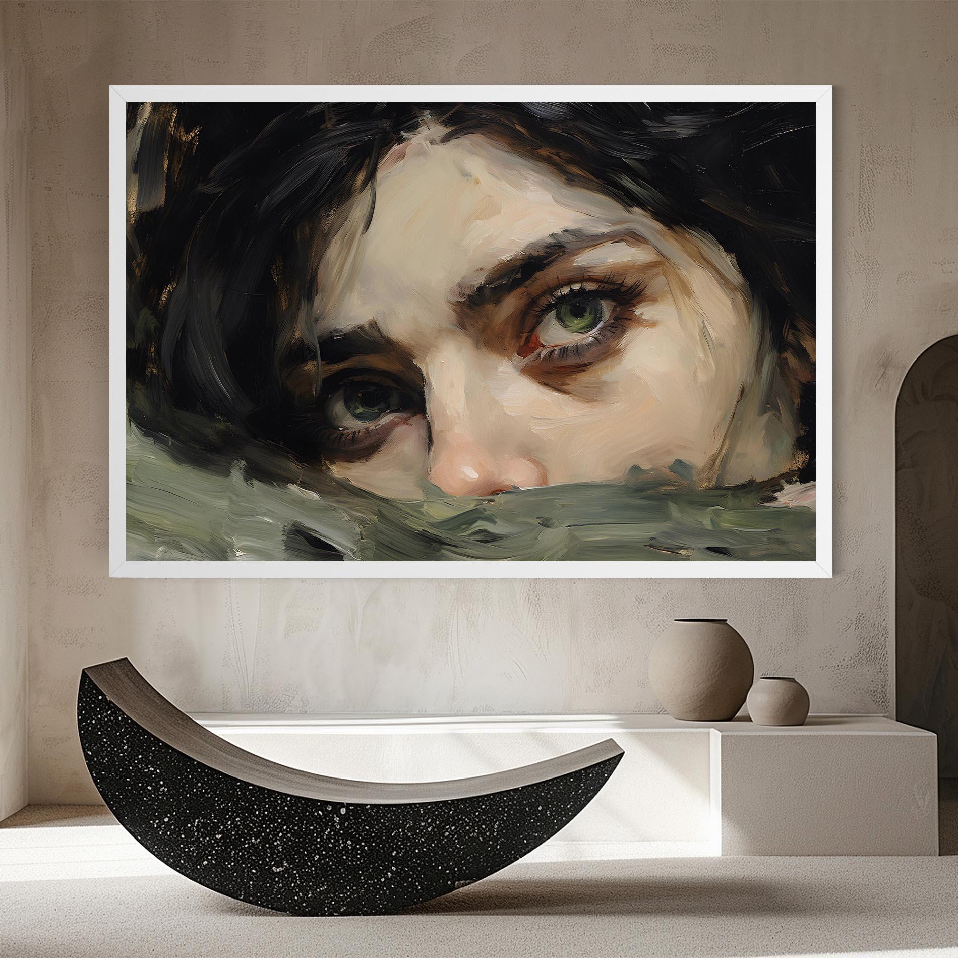 Leinwandbild Pupil Green Iris mockup 8