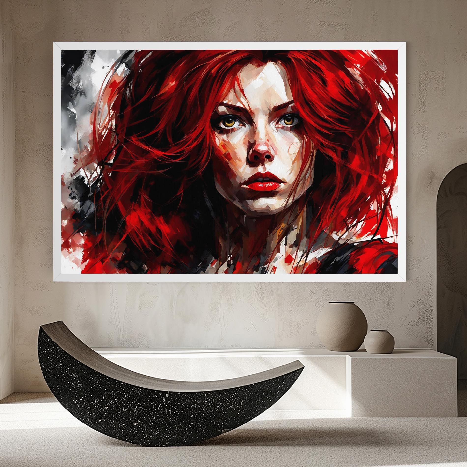 Red Hair Smoky Eyes mockup 8