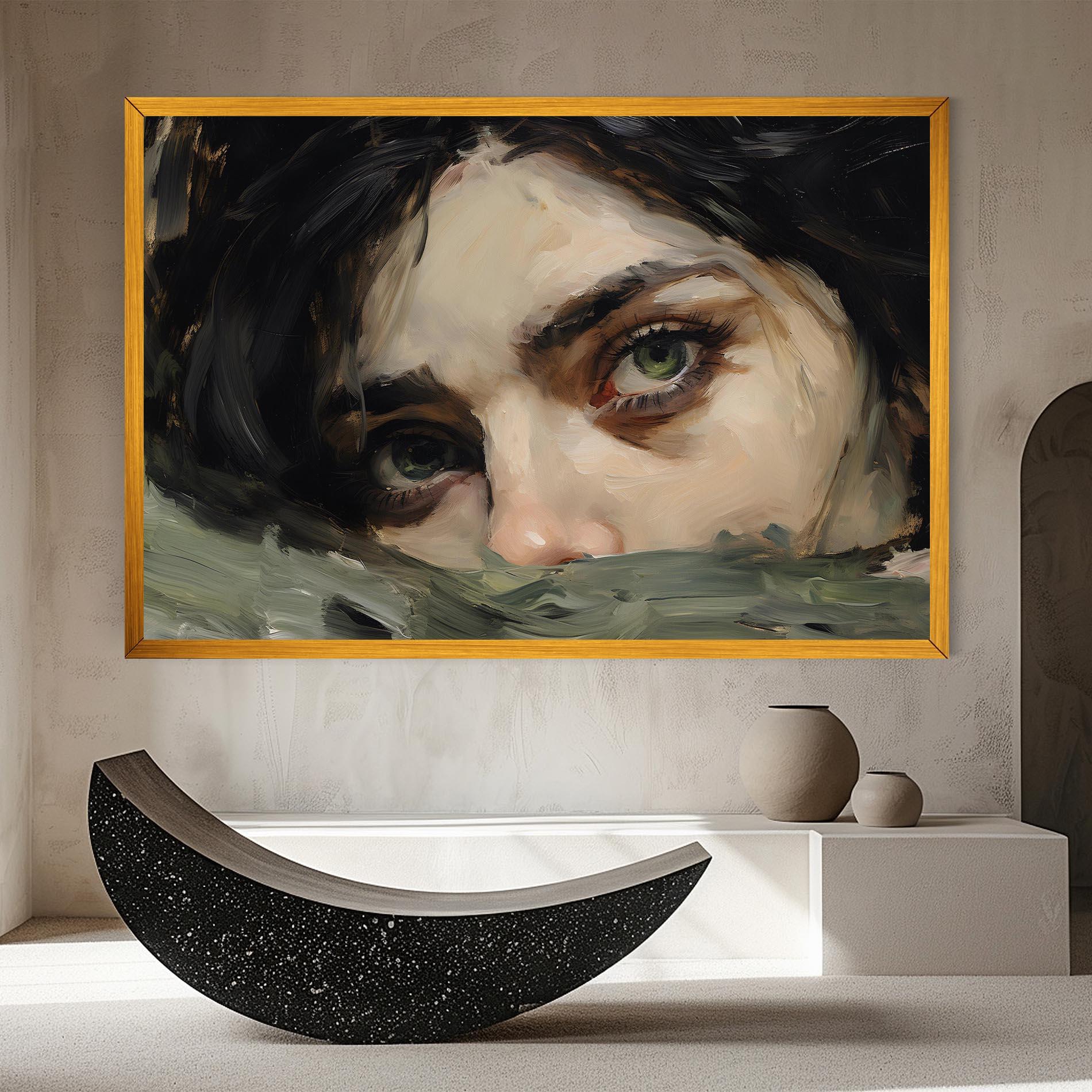 Leinwandbild Pupil Green Iris mockup 8