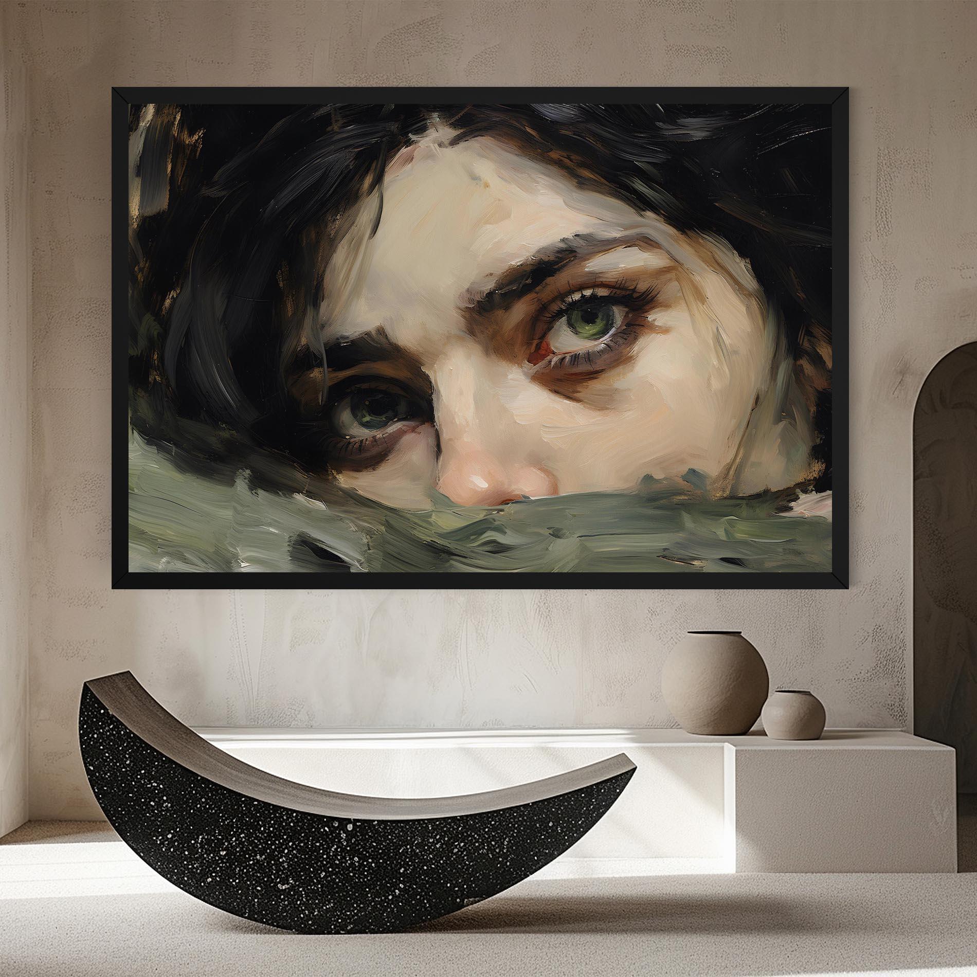 Leinwandbild Pupil Green Iris mockup 8