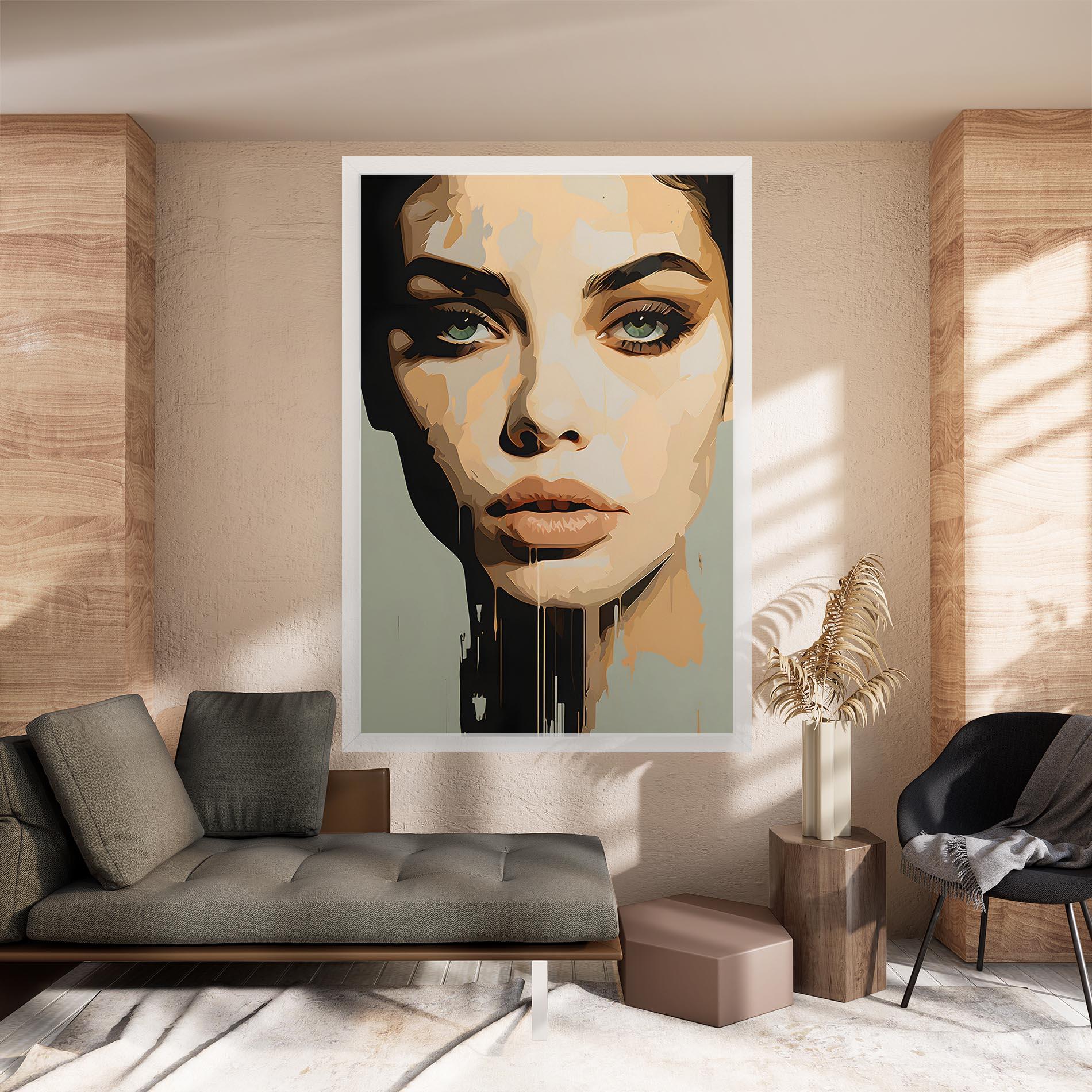 Leinwandbild Apologetic Face mockup 8