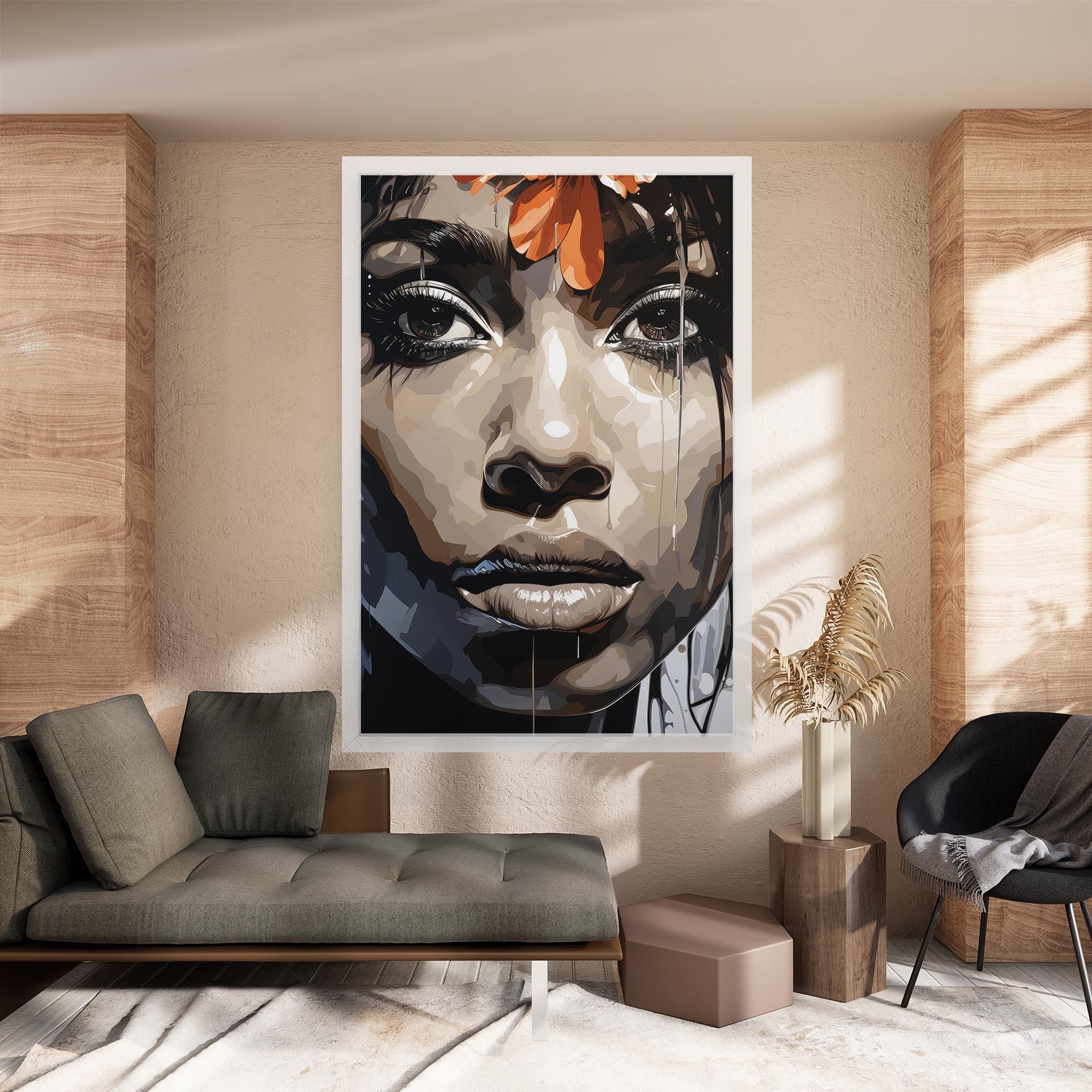 Pretty Girl Portrait mockup 8