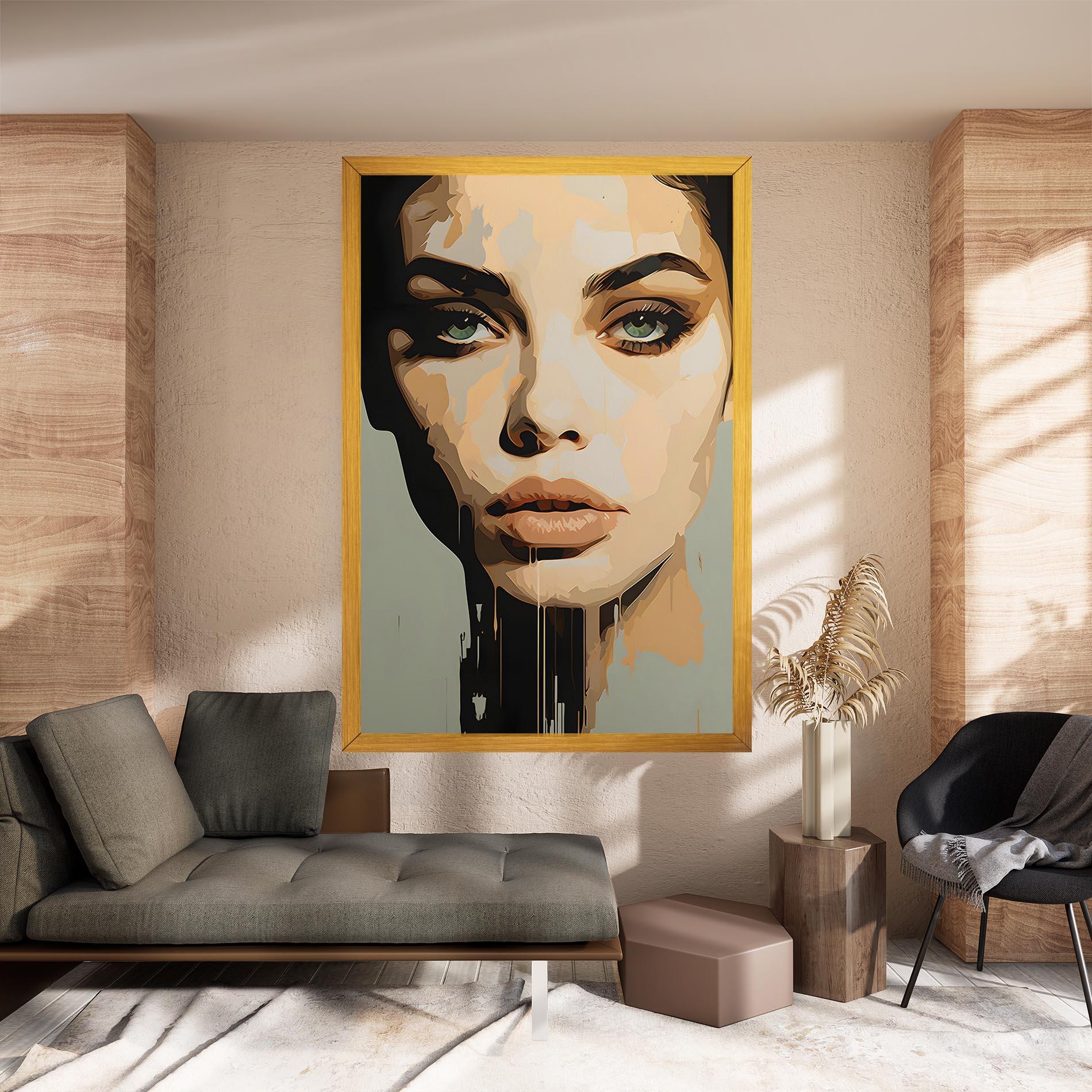 Leinwandbild Apologetic Face mockup 8