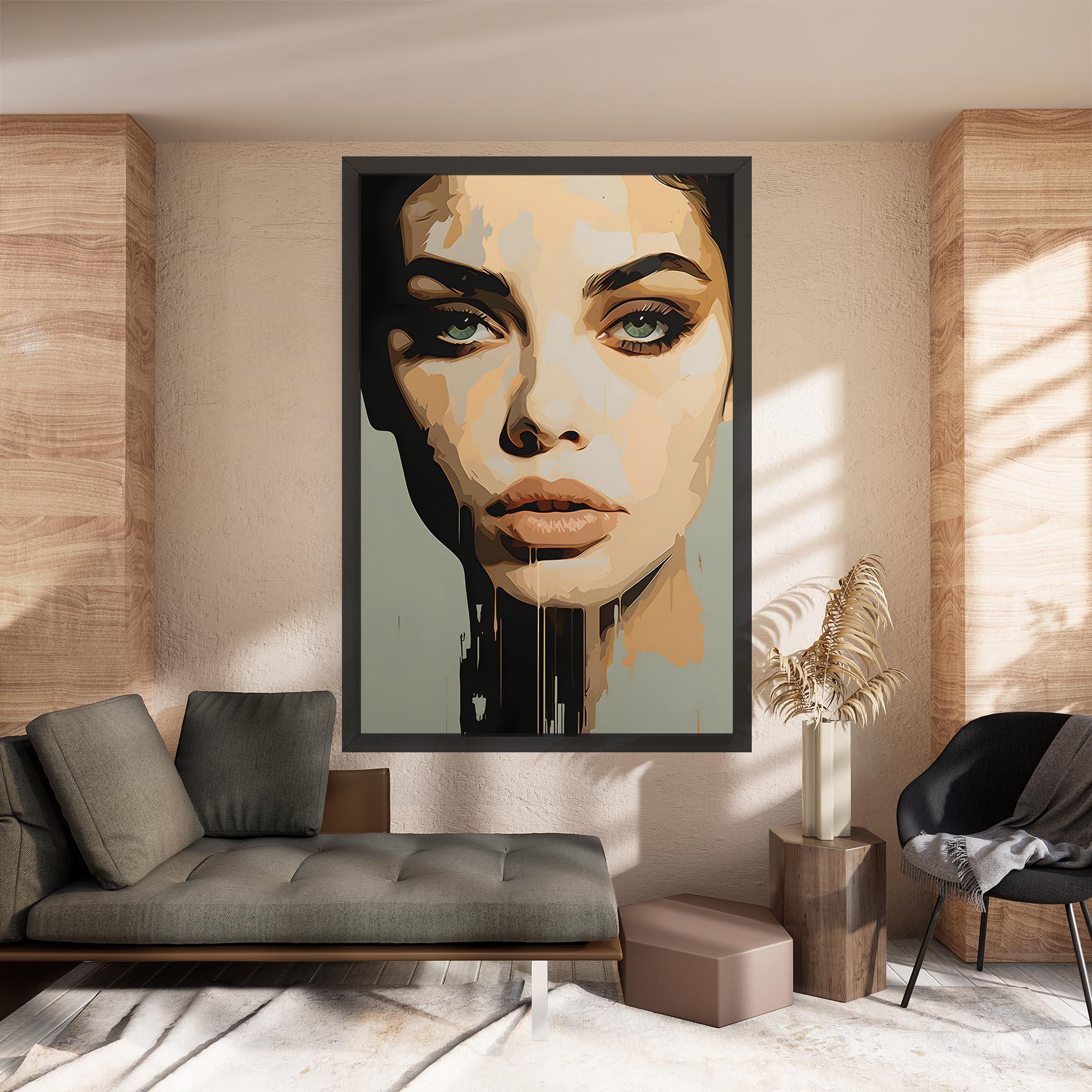 Leinwandbild Apologetic Face mockup 8