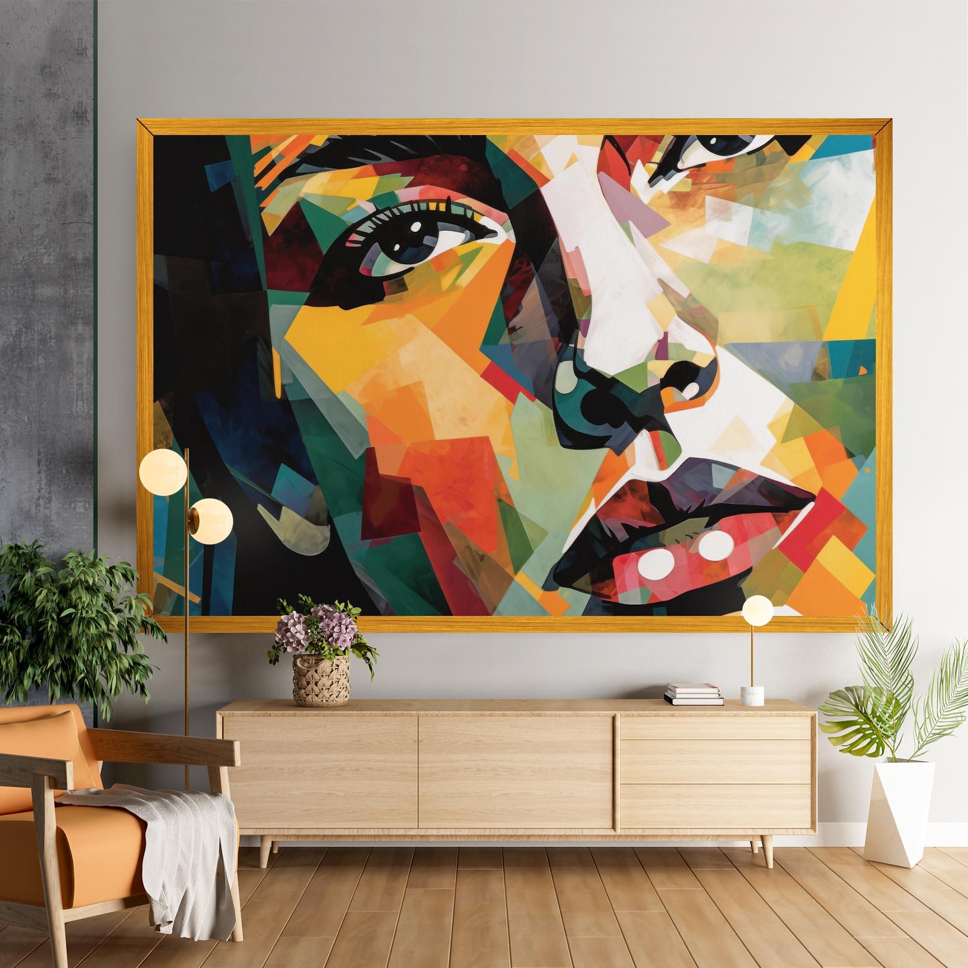 Leinwandbild Neoexpressionism mockup 9