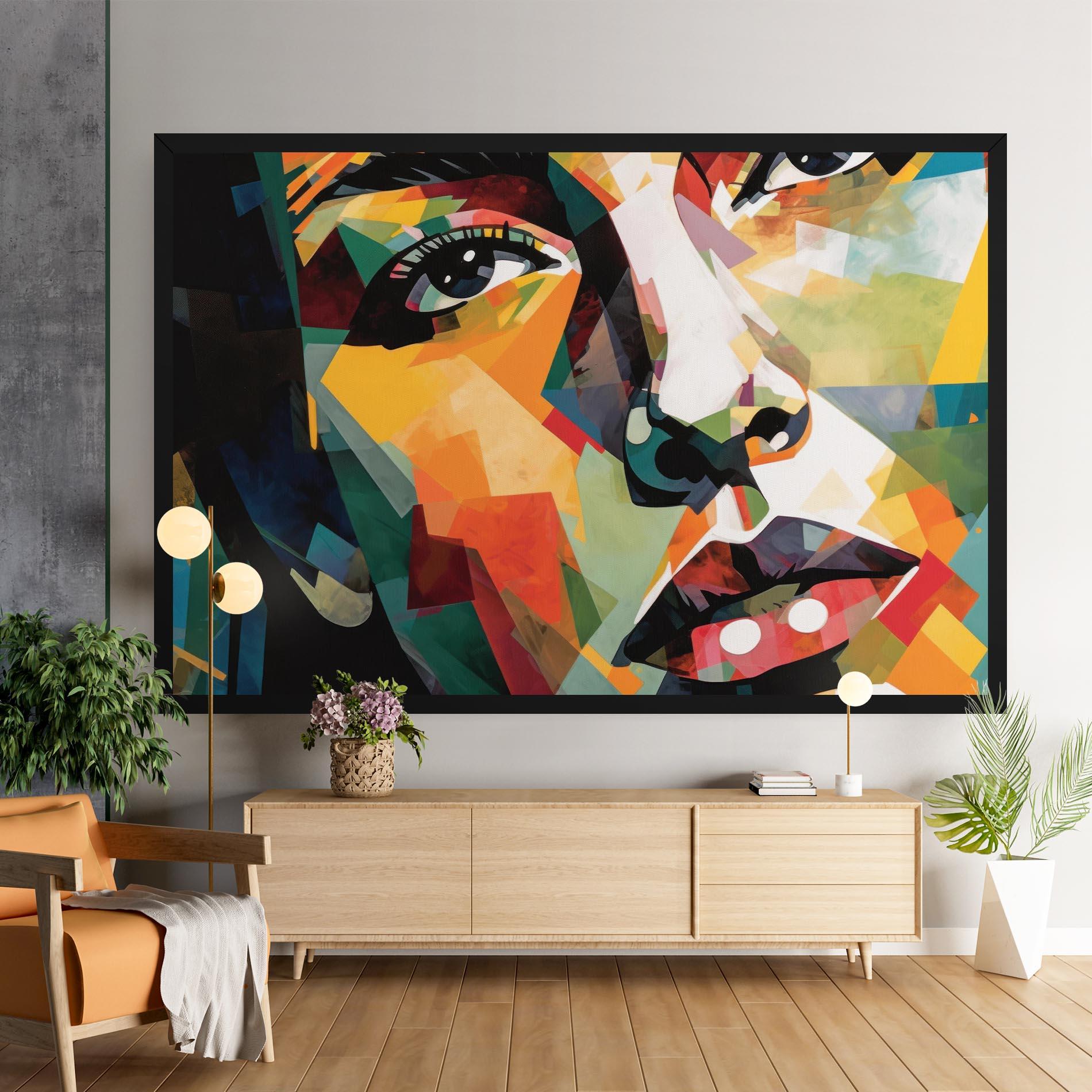 Leinwandbild Neoexpressionism mockup 9