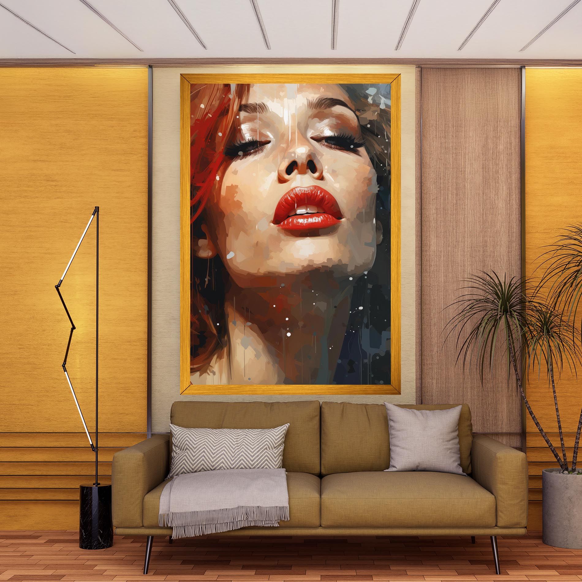 Close Up Look Portrait mockup 9