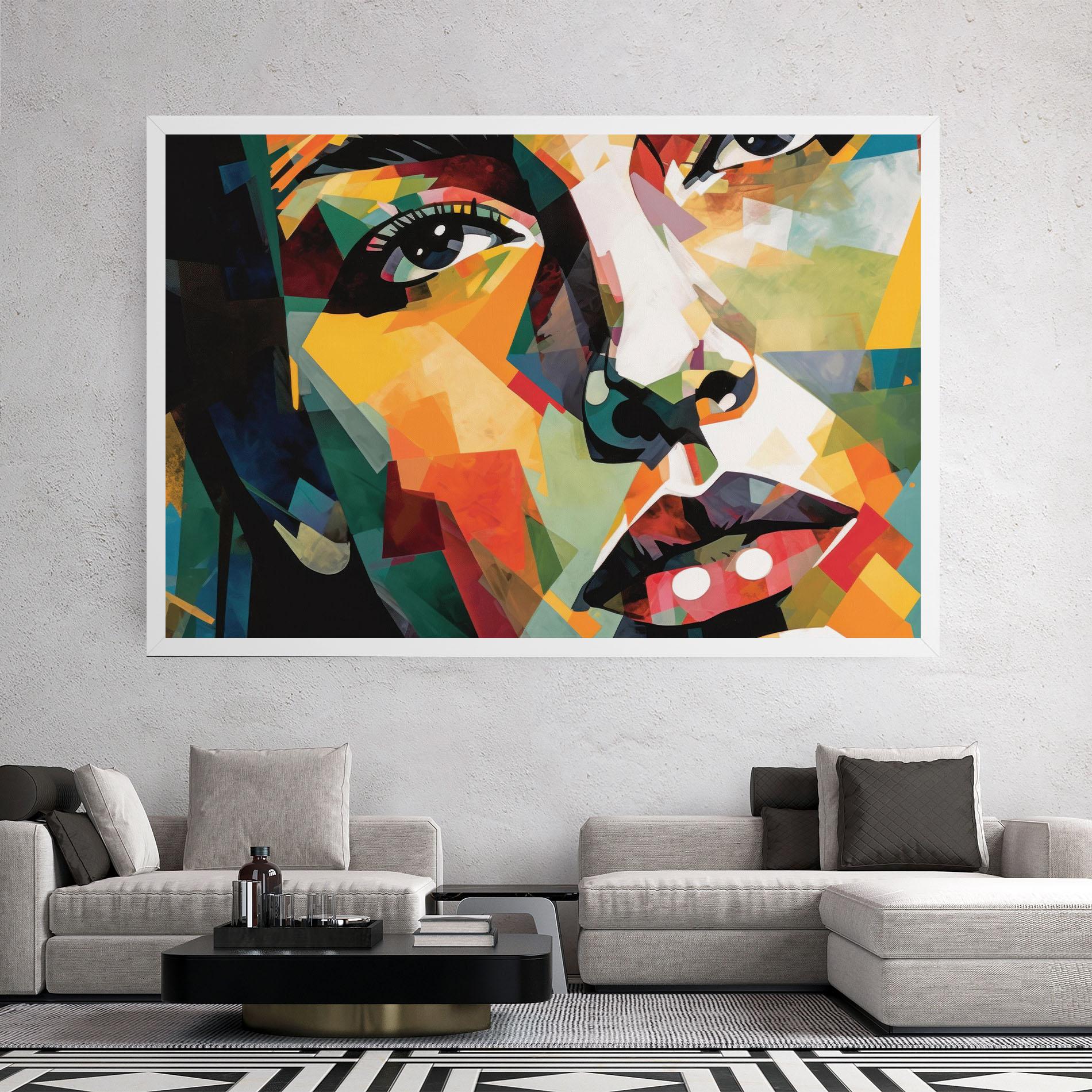 Leinwandbild Neoexpressionism mockup 2