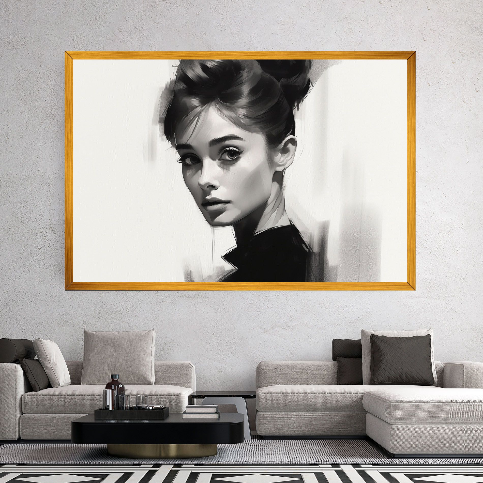 Hepburn Portrait mockup 2