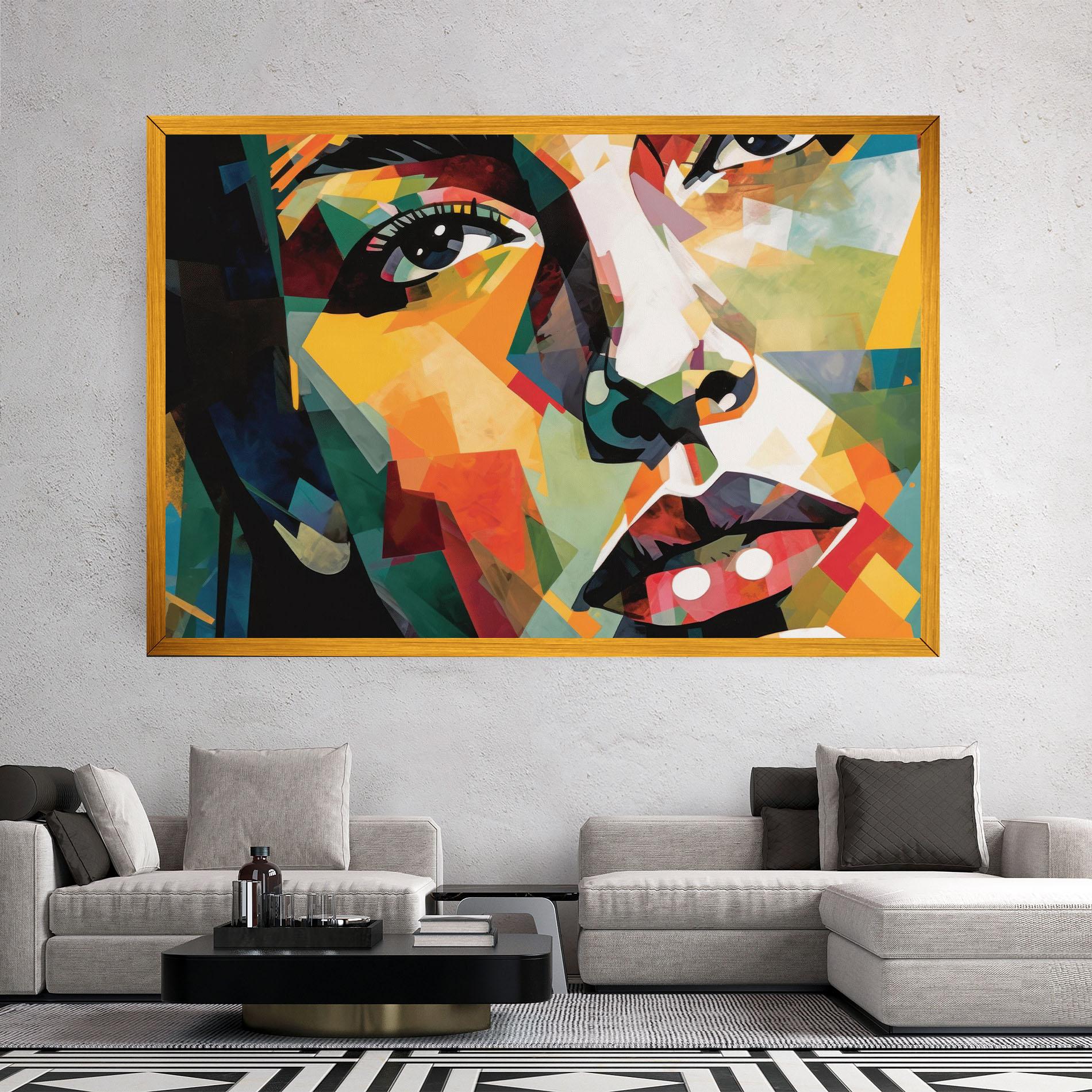 Leinwandbild Neoexpressionism mockup 2