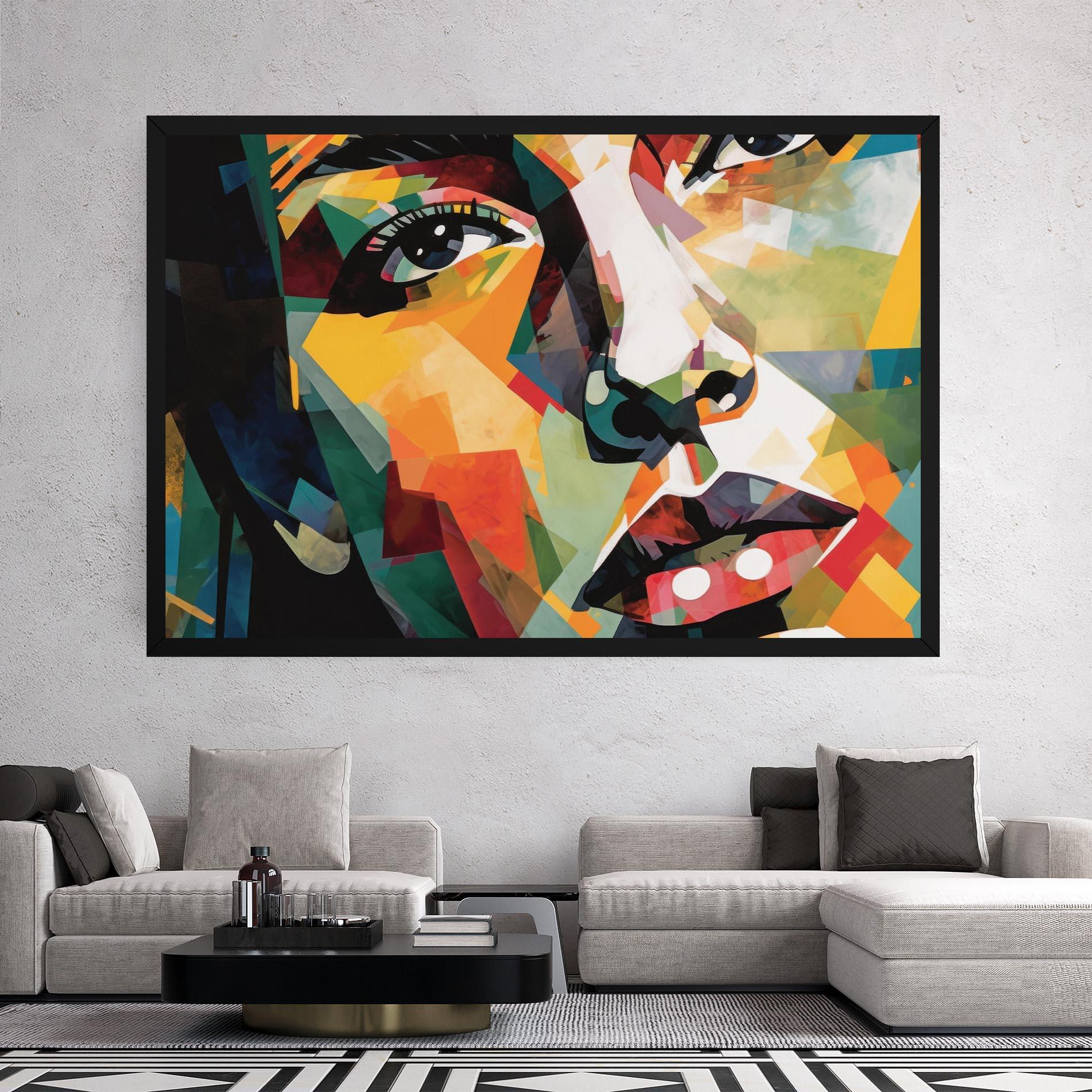 Leinwandbild Neoexpressionism mockup 2