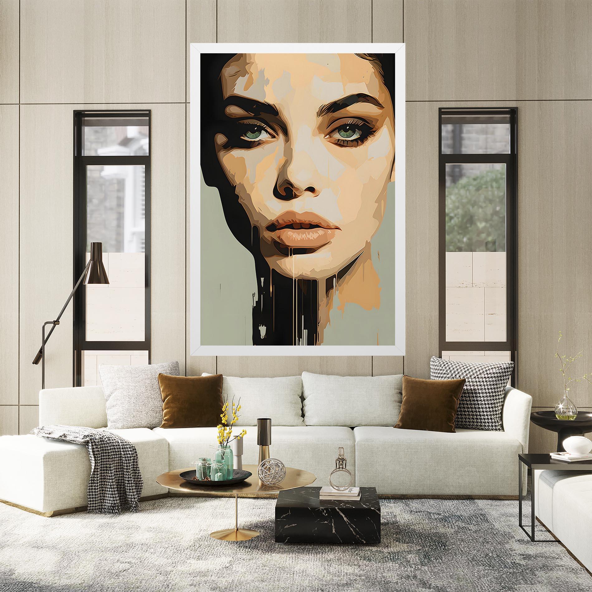 Leinwandbild Apologetic Face mockup 2