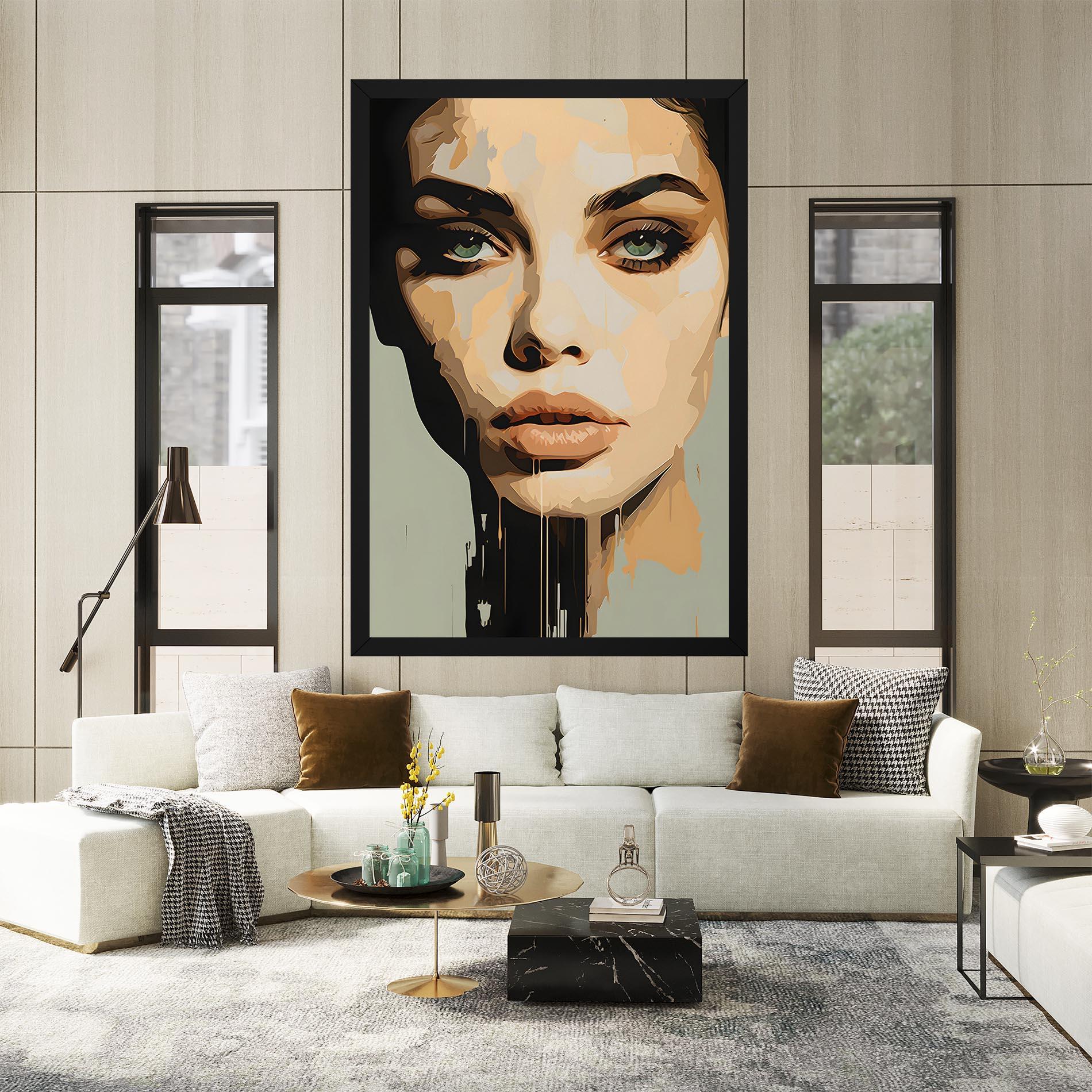 Leinwandbild Apologetic Face mockup 2