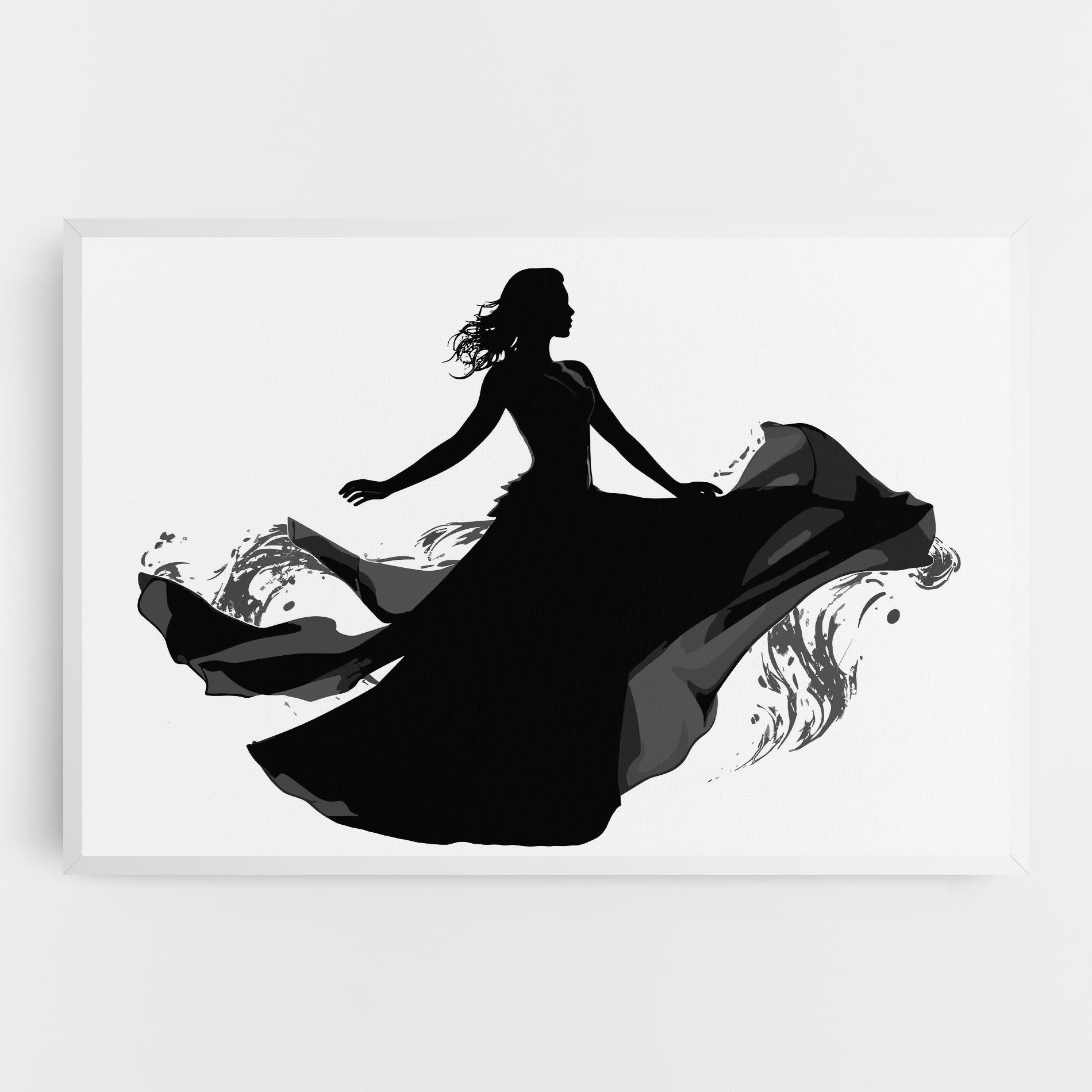 Leinwandbild Dress Jump mockup 0