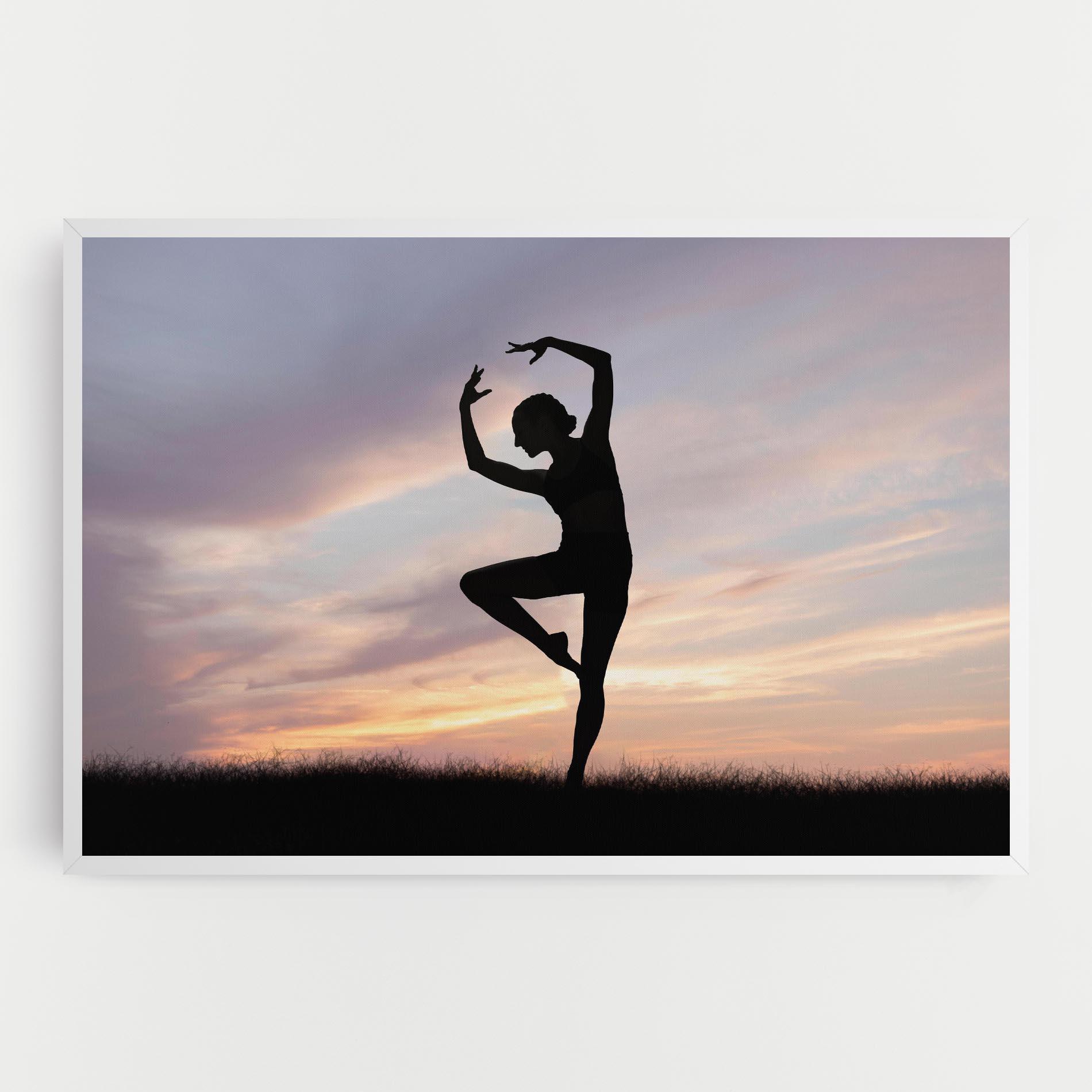 Leinwandbild Purple Sky Posing mockup 0