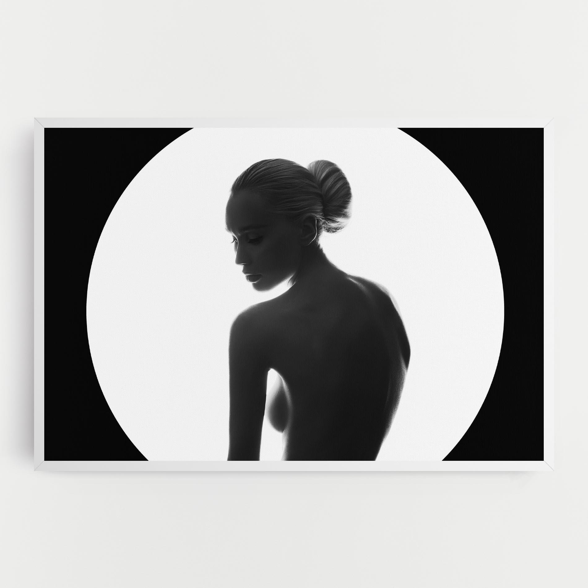 Leinwandbild Woman Body Circle mockup 0