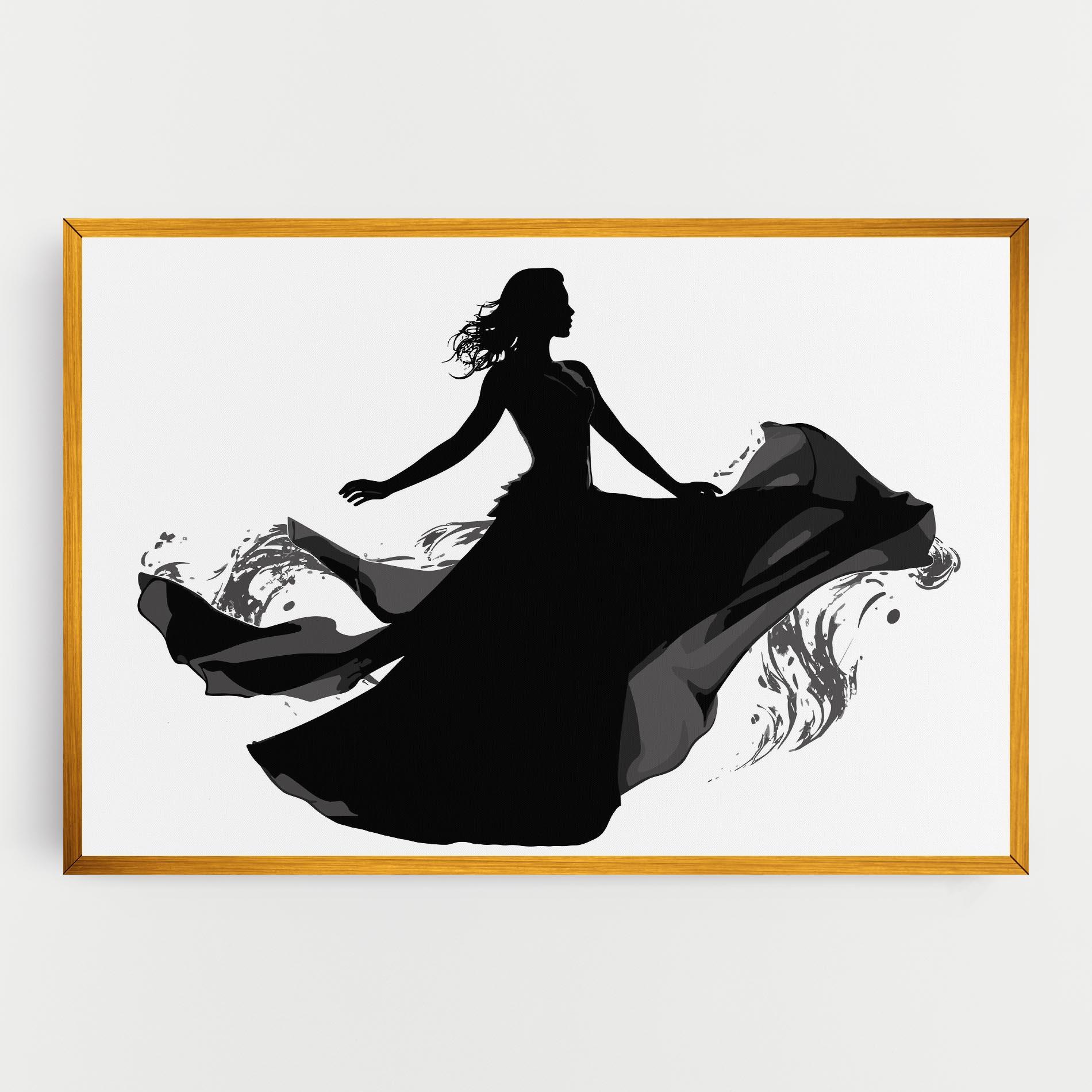 Leinwandbild Dress Jump mockup 0