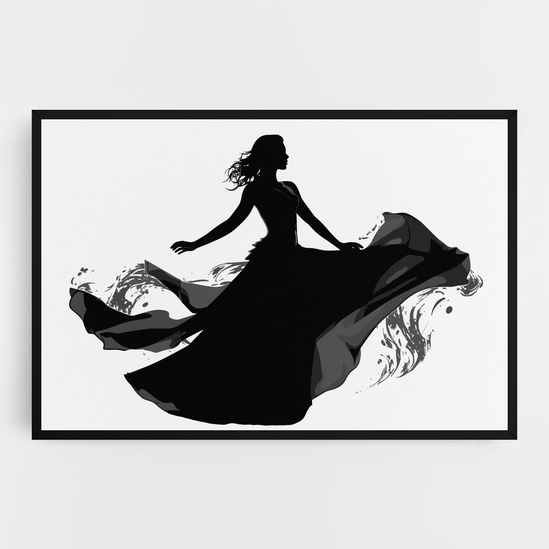 Leinwandbild Dress Jump mockup 0