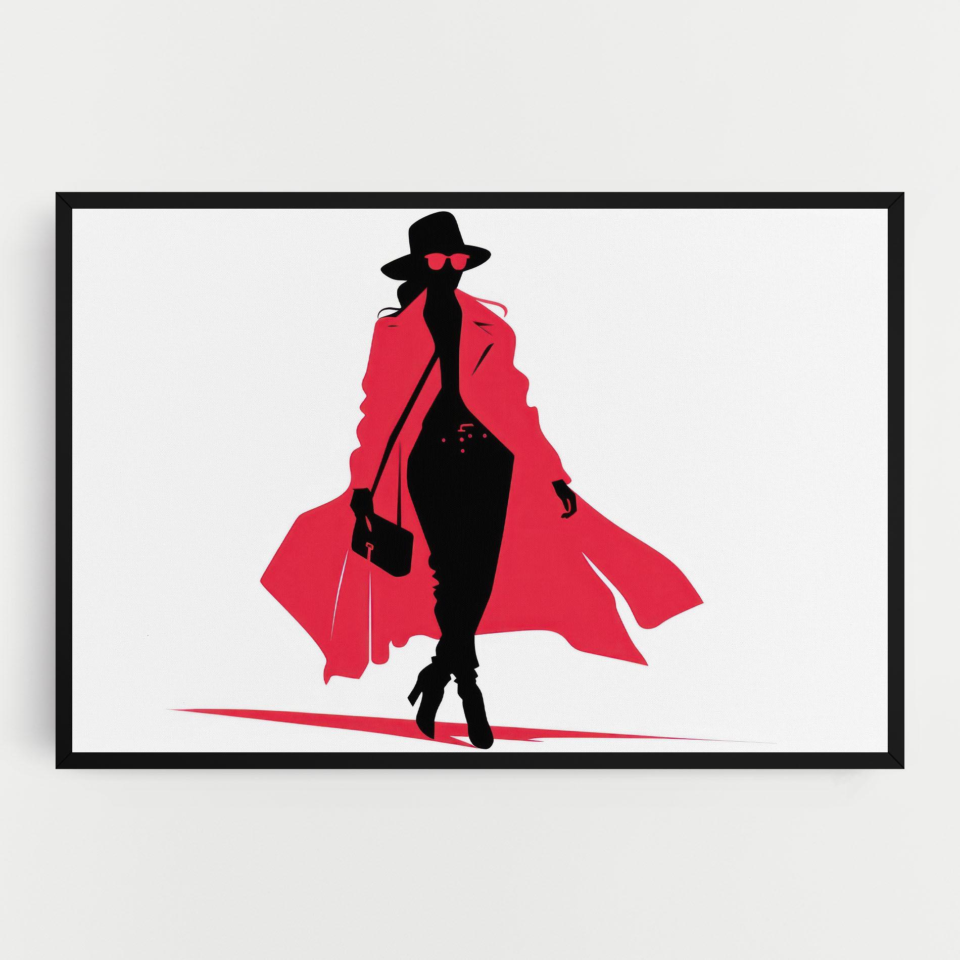 Leinwandbild Pink Outfit Woman mockup 0