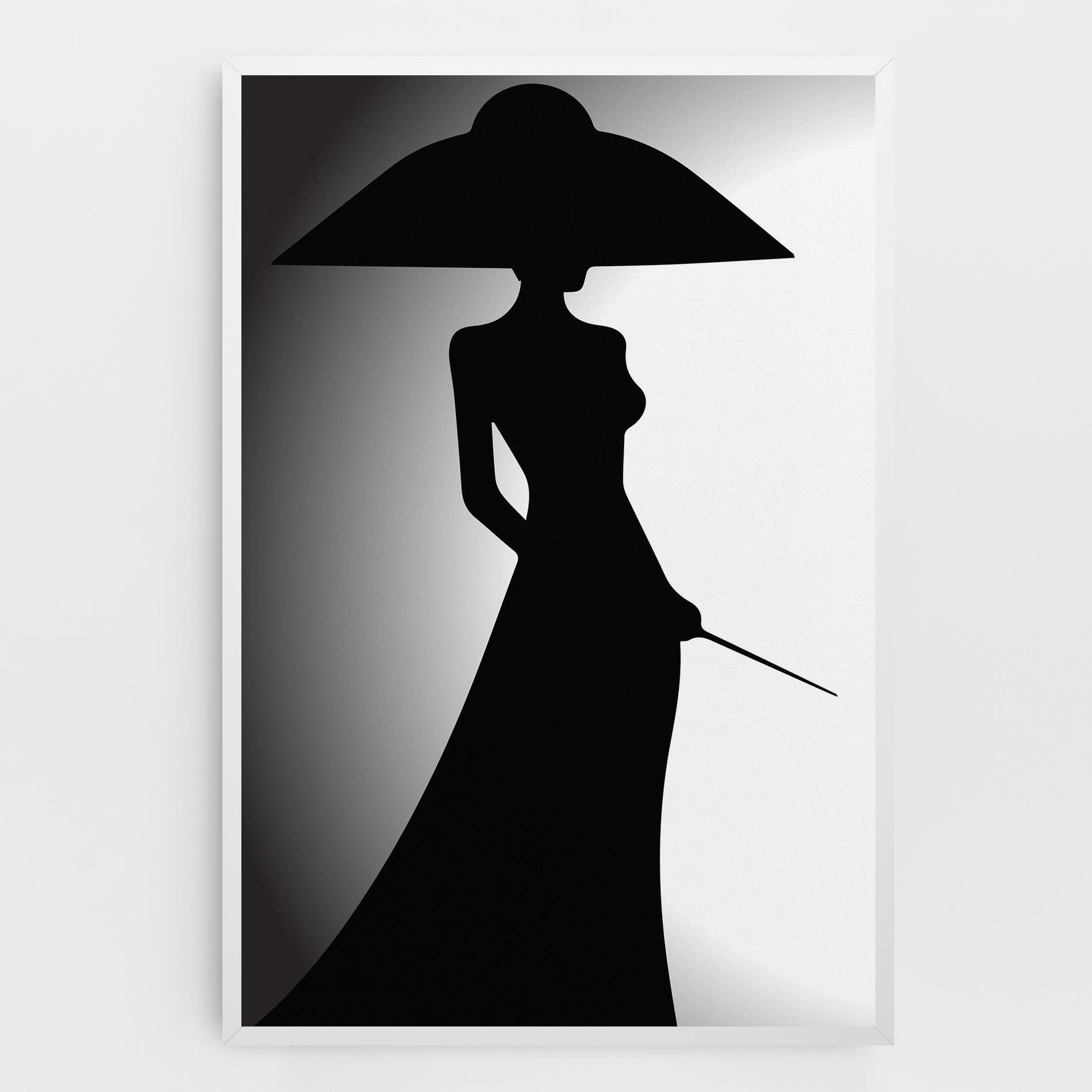 Leinwandbild Big Hat Lady mockup 0