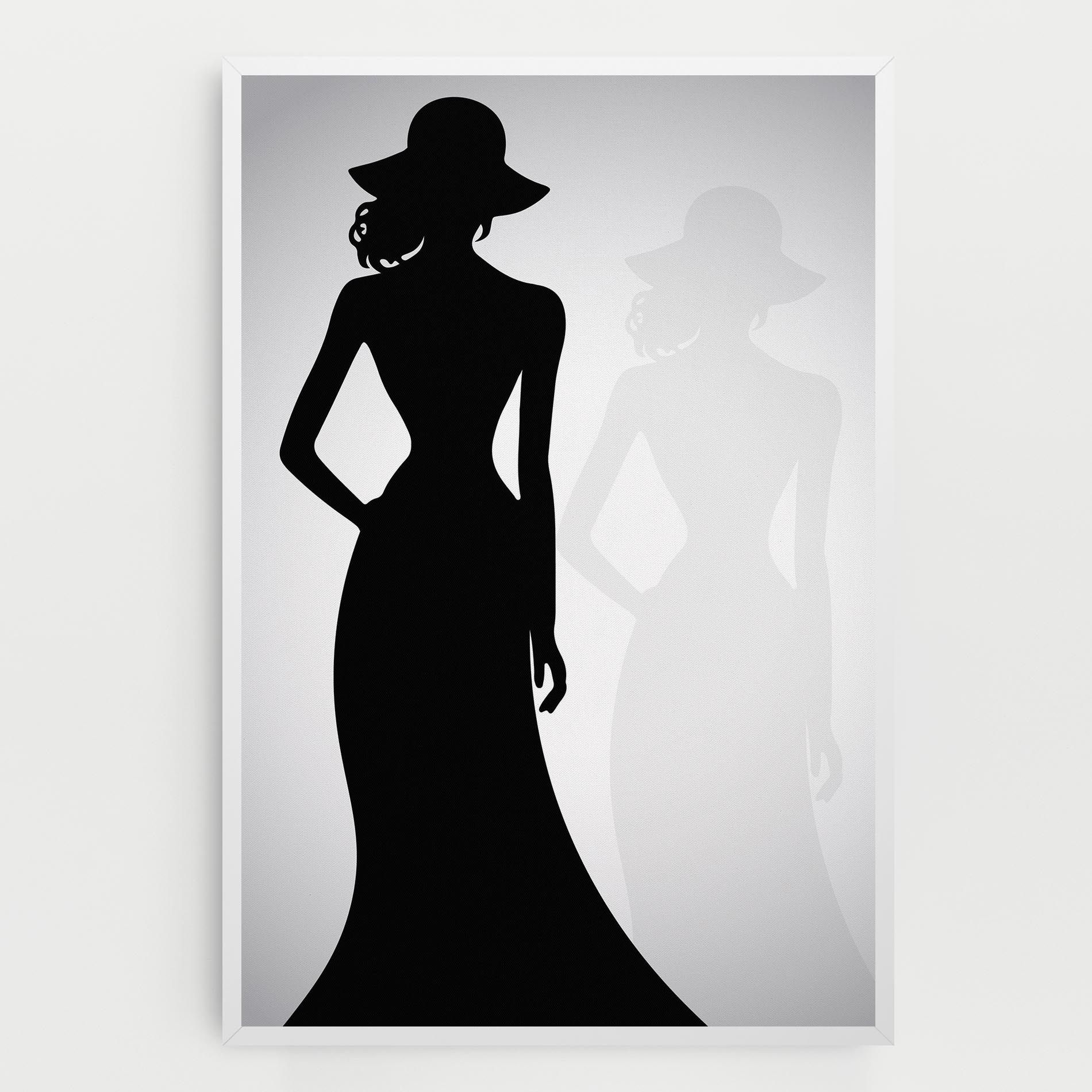 Silhouette Lady mockup 0