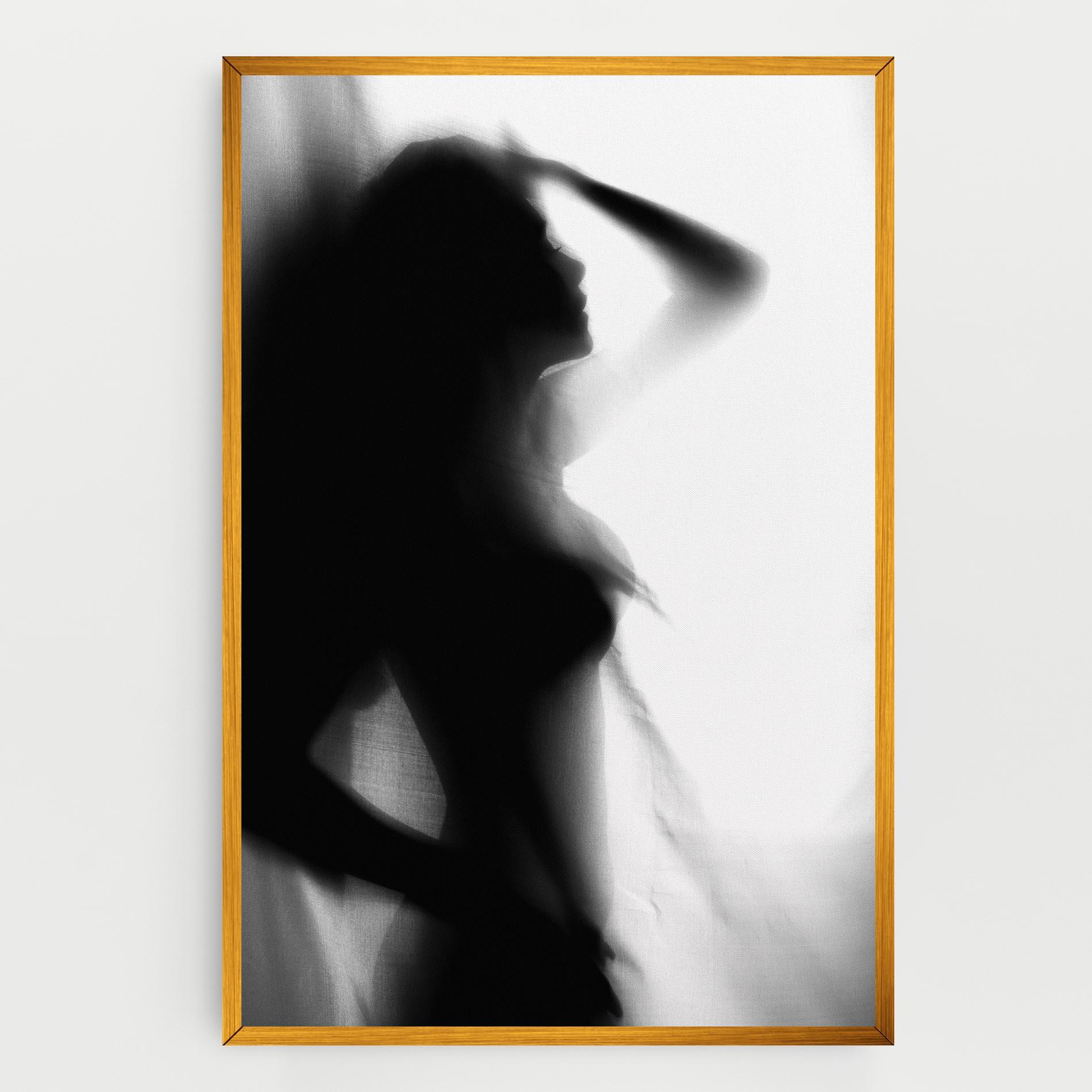 Leinwandbild Blurred Girl mockup 0