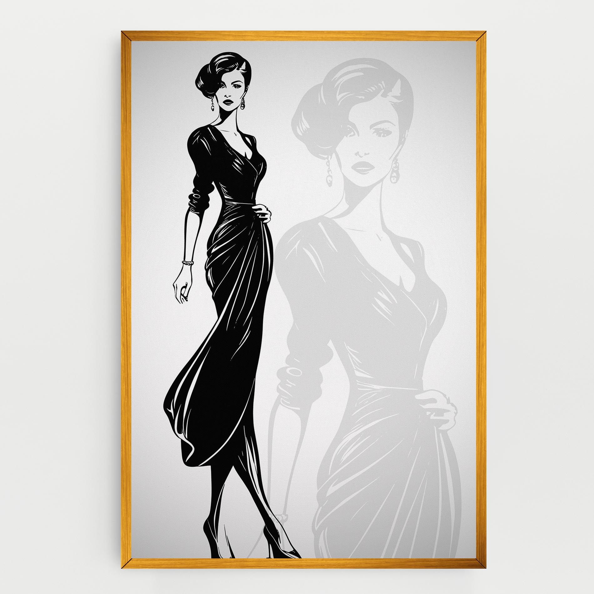 Lady Shilouette mockup 0