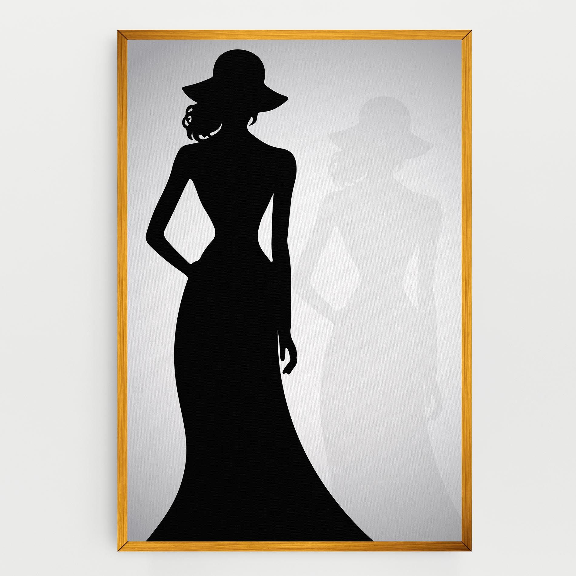 Silhouette Lady mockup 0