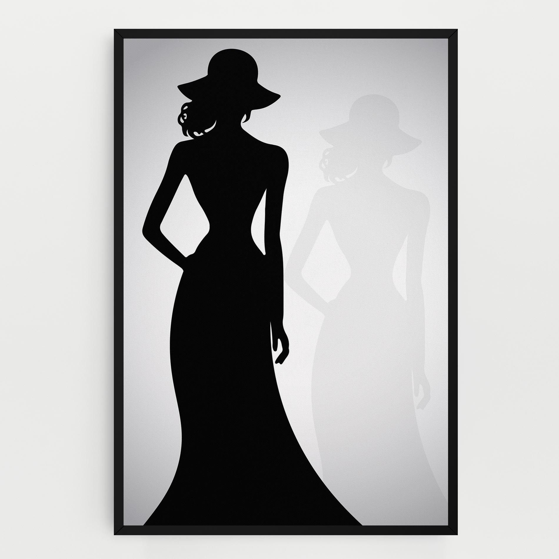 Silhouette Lady mockup 0