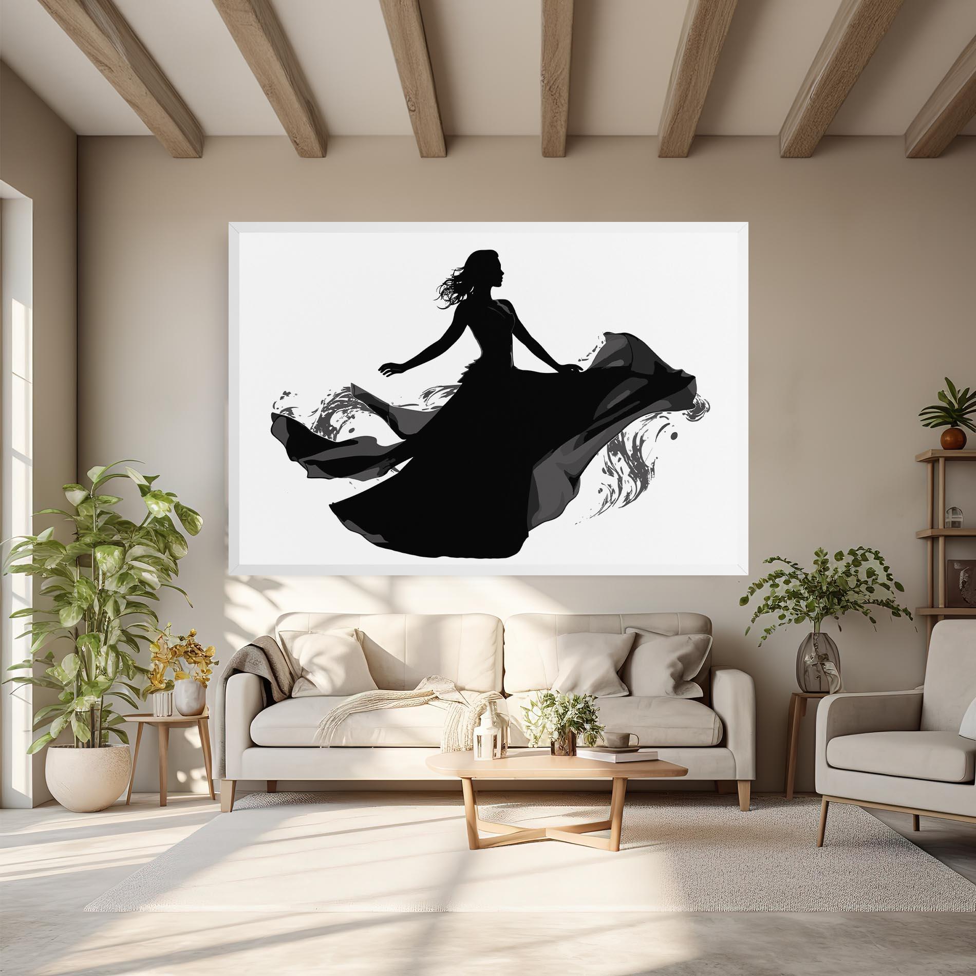 Leinwandbild Dress Jump mockup 6