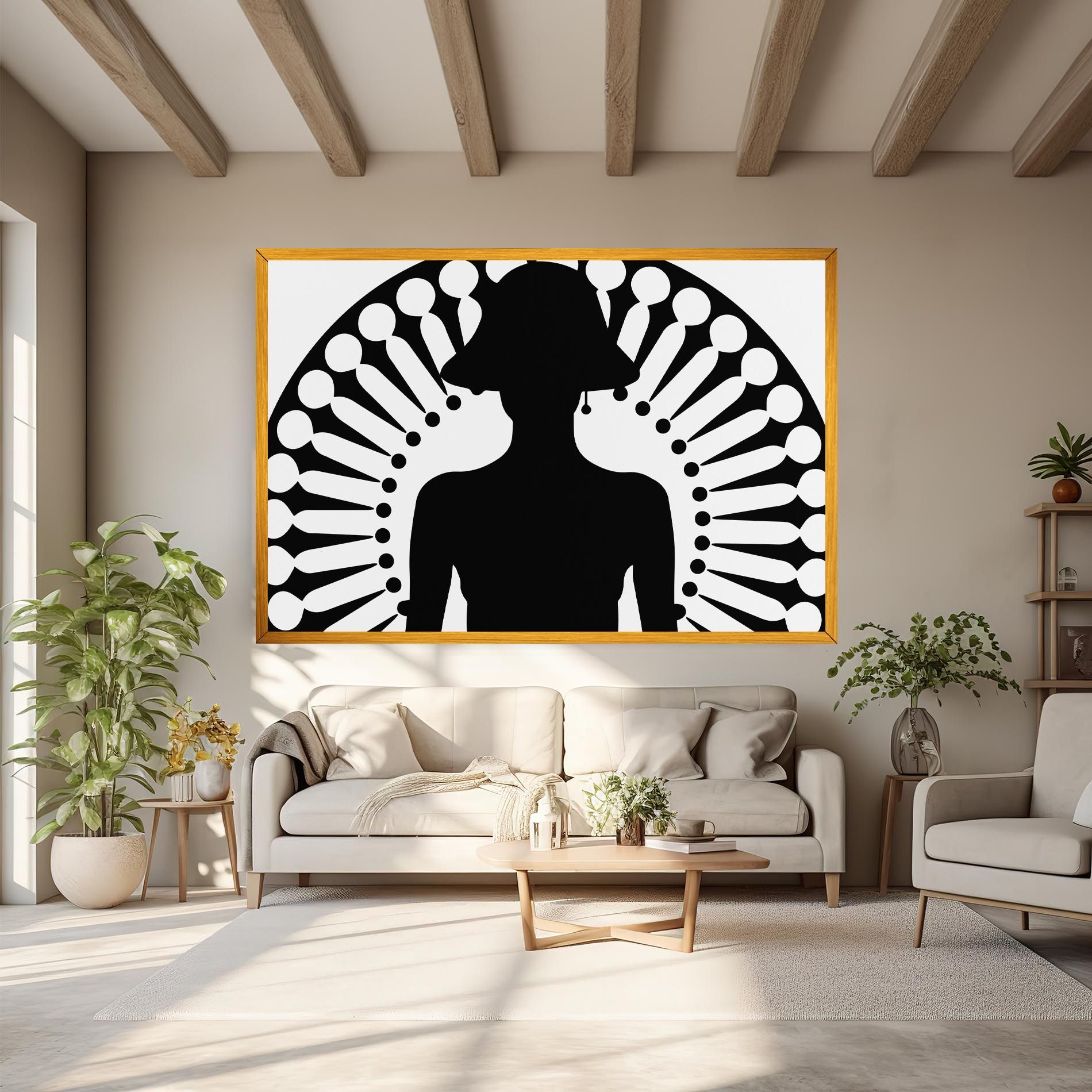 Black Shilouette Lady mockup 6